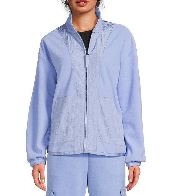 Kinesis Mixed Fleece V-Neck Long Sleeve Jacket Product Image