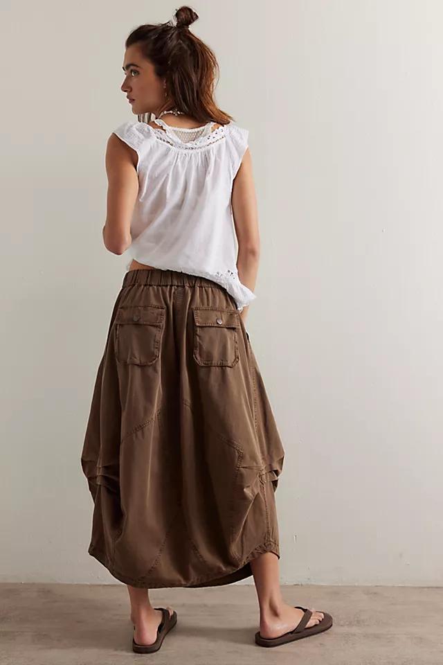 Willow Poplin Maxi Skirt Product Image