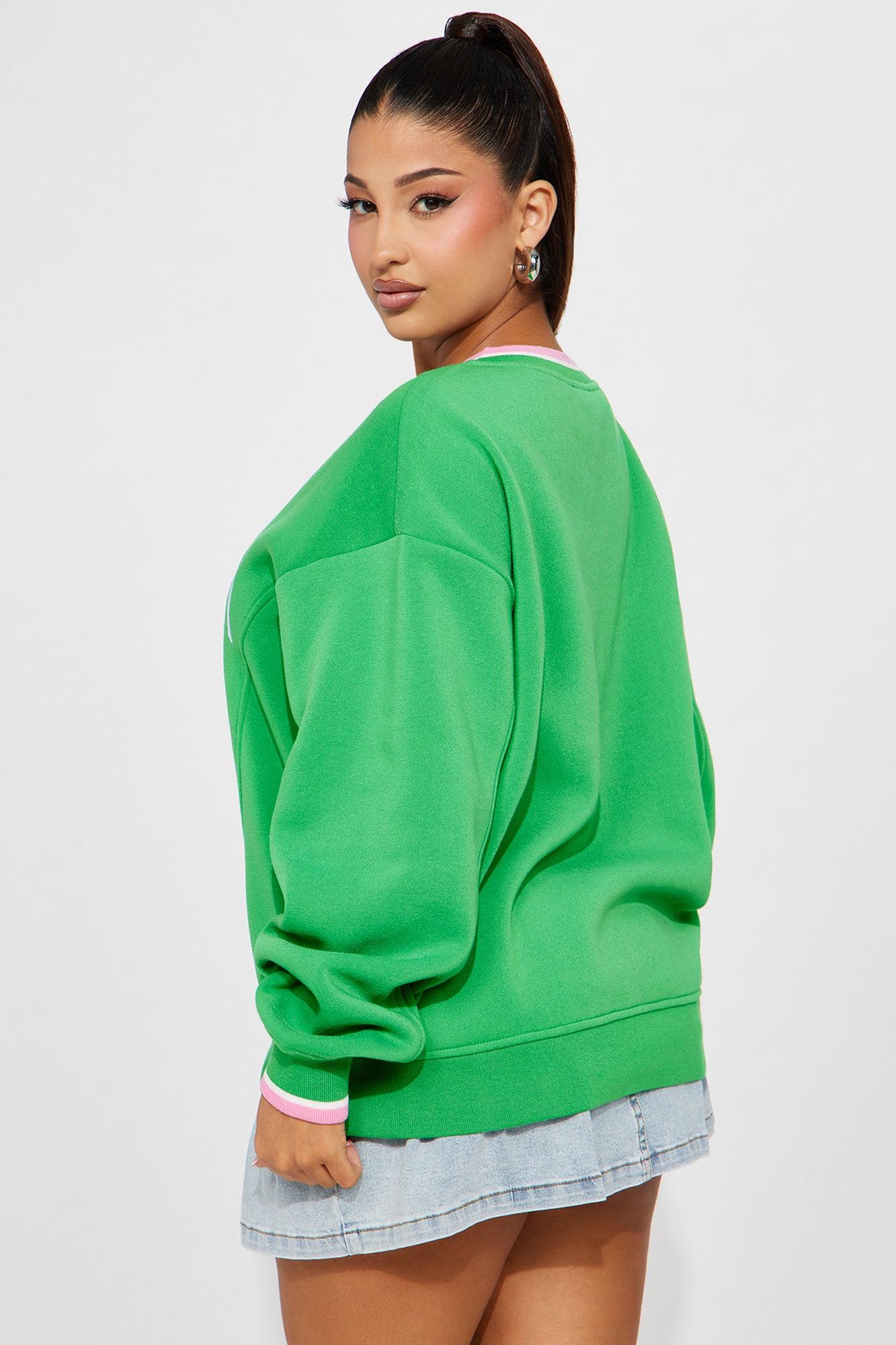 Brooklyn Athletic Sweatshirt - Kelly Green Product Image