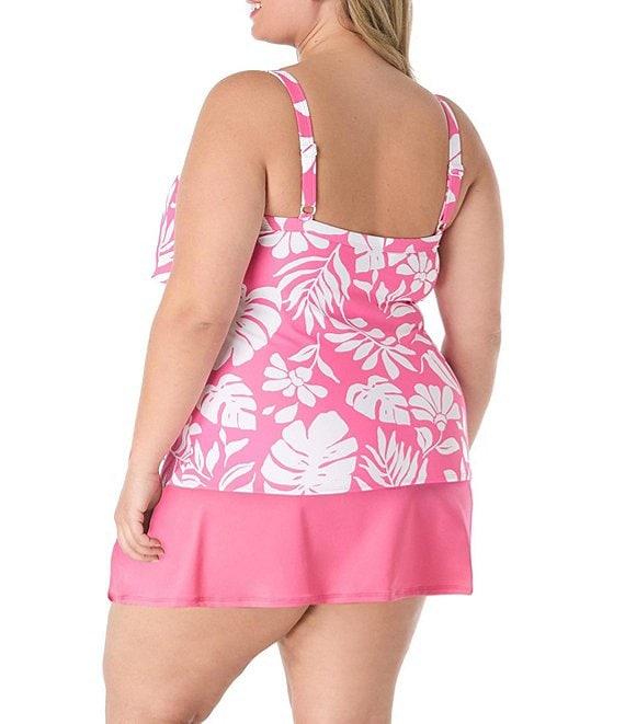 Beach House Plus Size Paloma Beach Solids Emma Swim Skort Product Image