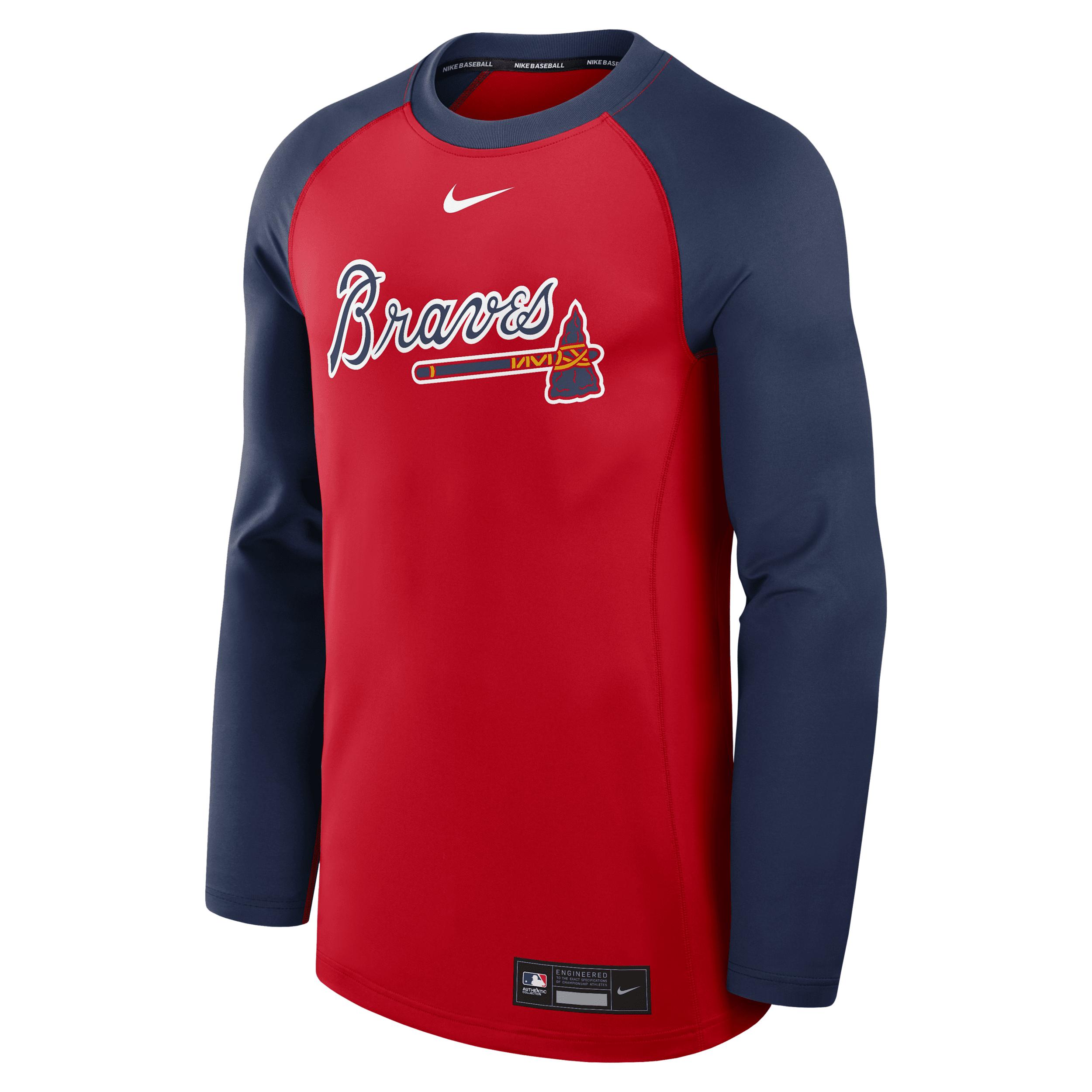 Philadelphia Phillies Authentic Collection Game Time Nike Men's Dri-FIT MLB Pullover Crew Product Image