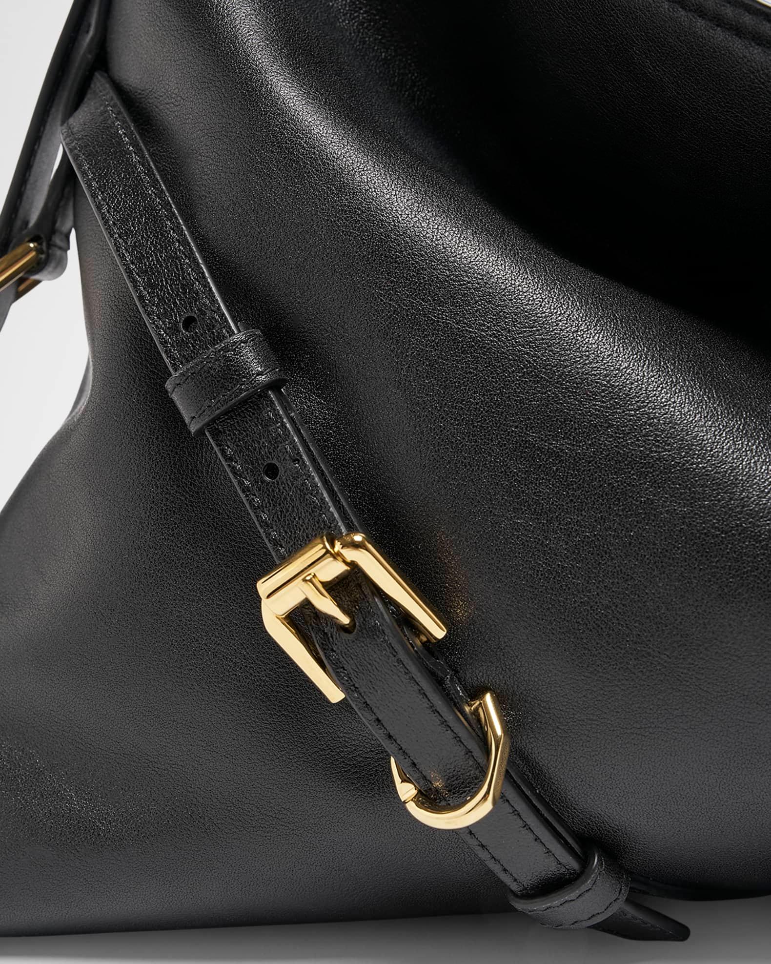 Voyou Medium Shoulder Bag in Shiny Leather Product Image