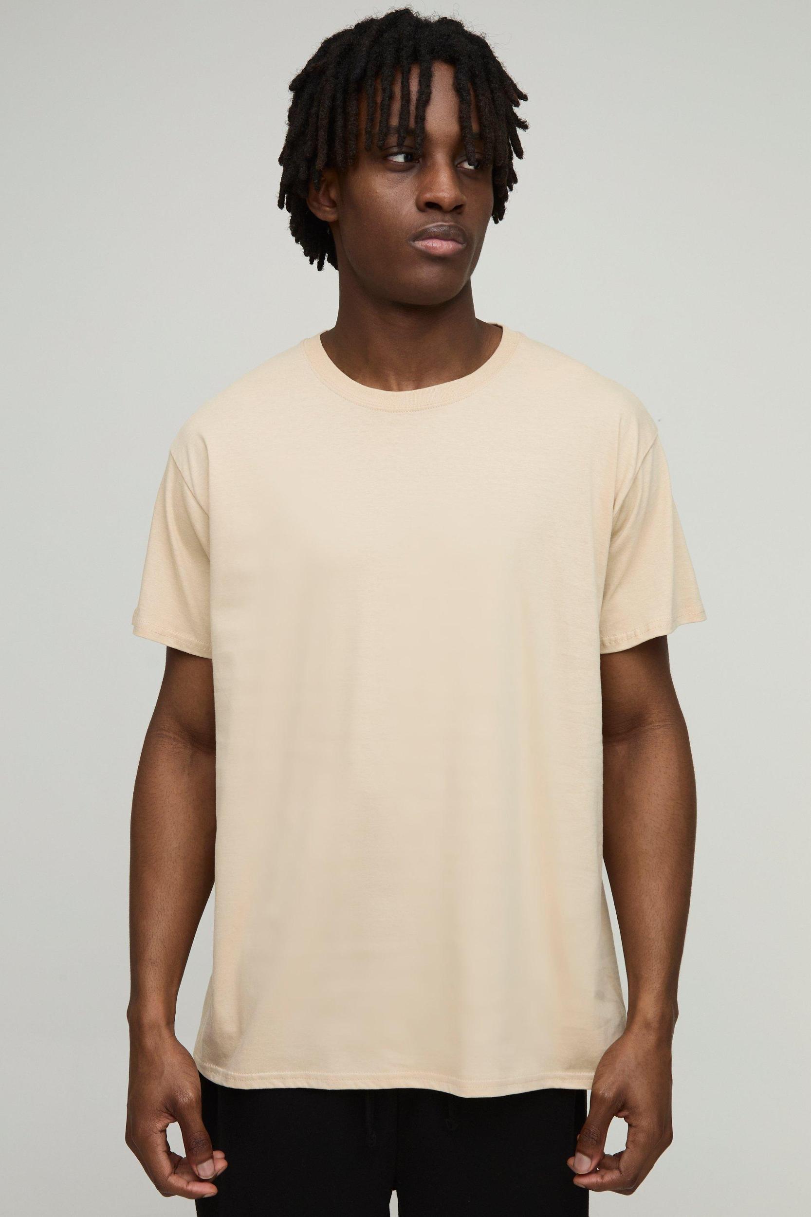 3 Pack Basic Regular Fit Crew Neck T-Shirts | boohooMAN USA Product Image