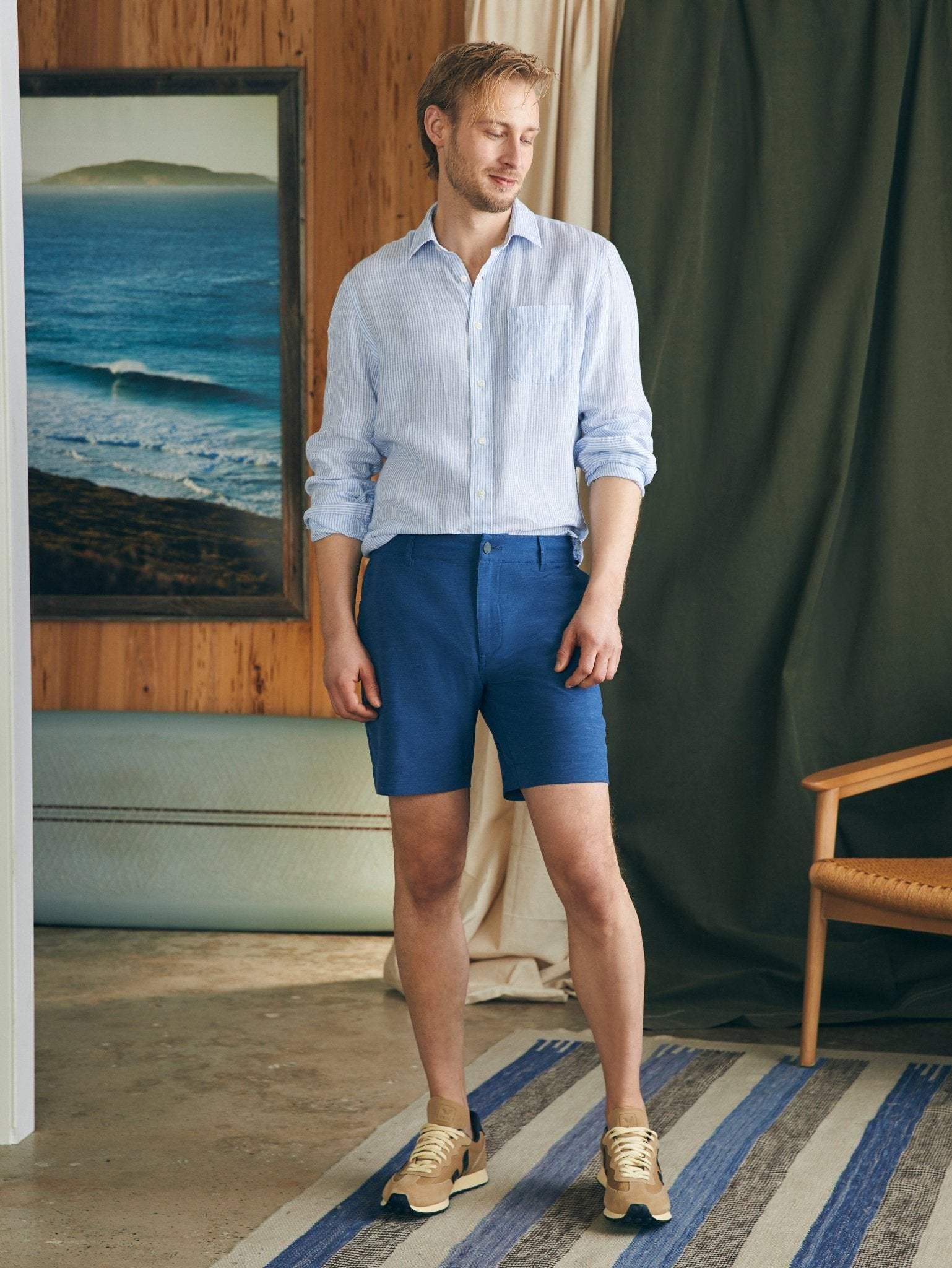 All Day™ Short 1.0 (7") - Navy Male Product Image