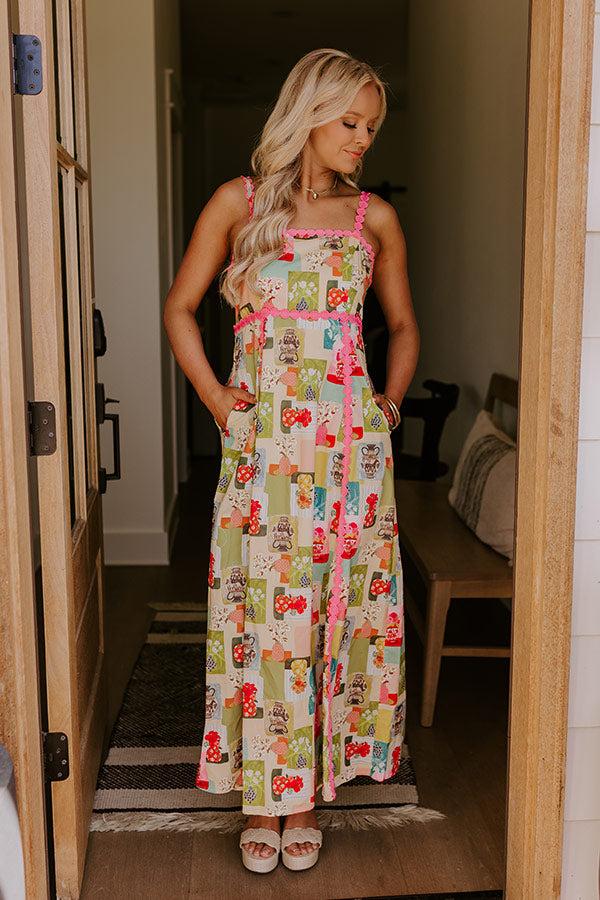 Wildflower Bouquet Midi Dress Product Image