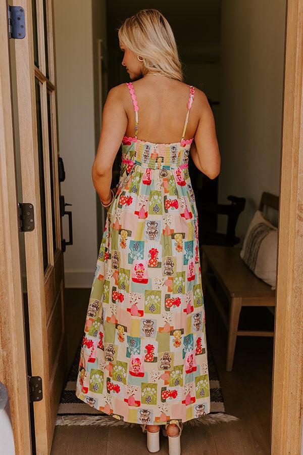 Wildflower Bouquet Midi Dress Product Image
