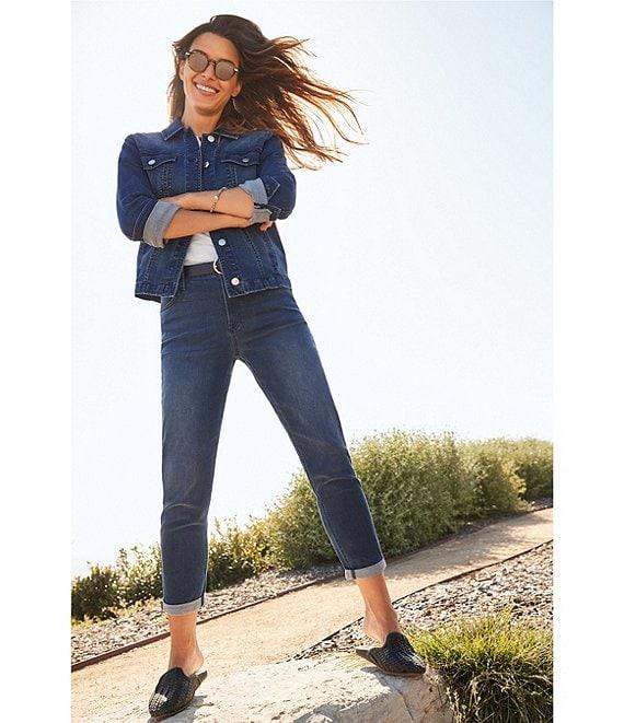 Tommy Bahama Leila Point Collar Long Sleeve Denim Jacket Product Image