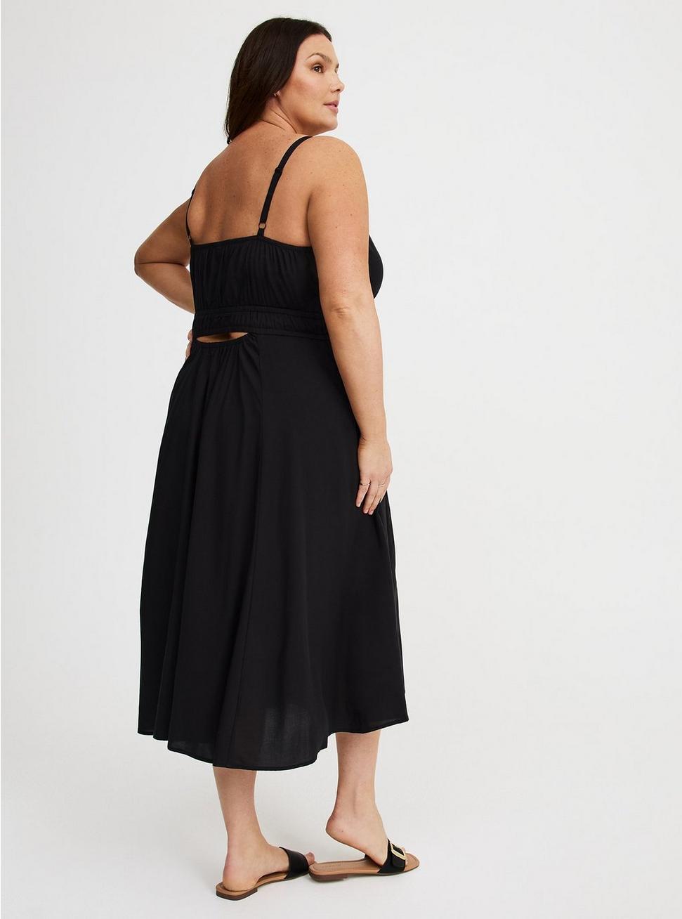 Midi V-Neck Dress Product Image