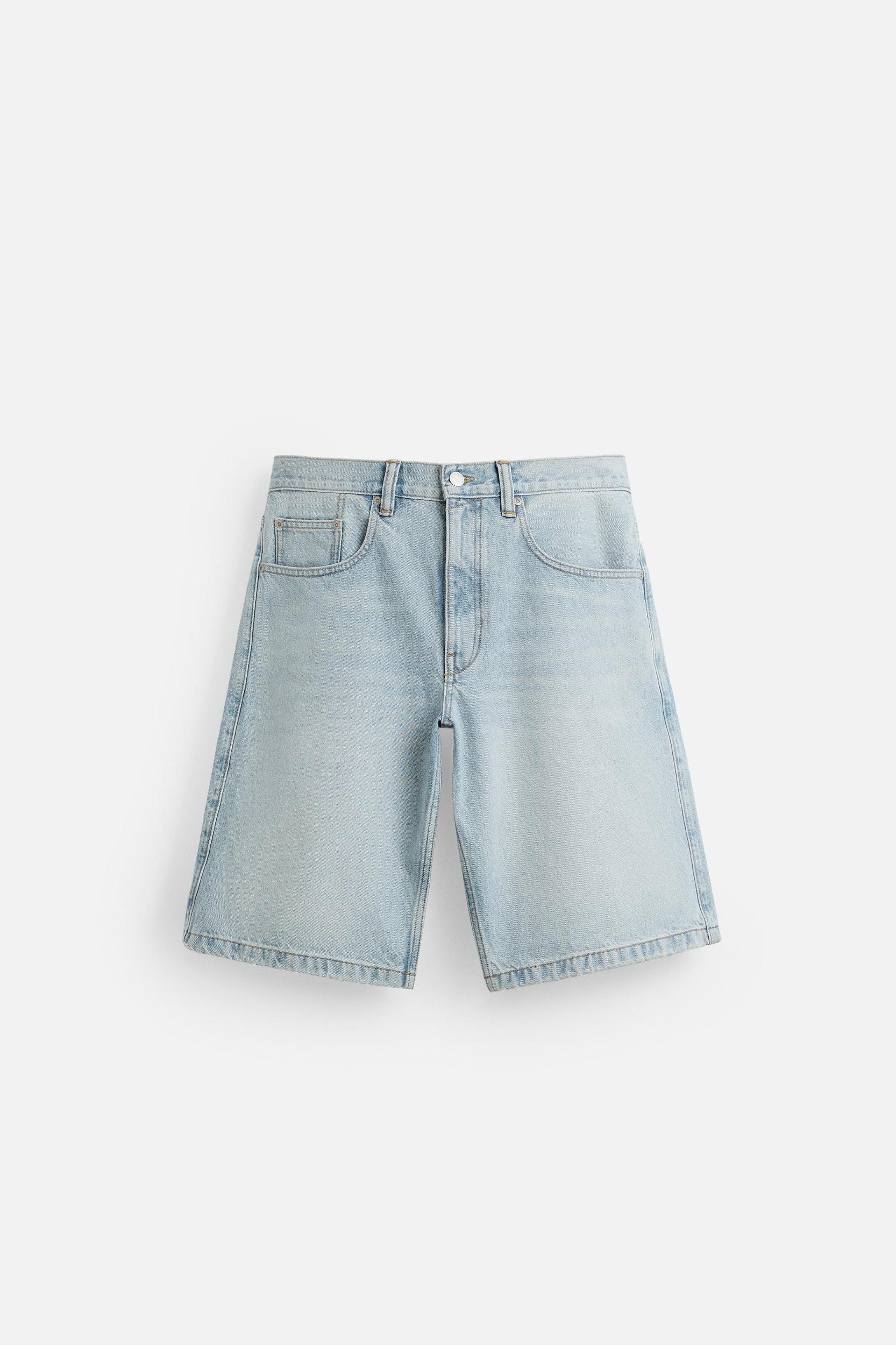 BAGGY FIT DENIM SHORTS Product Image