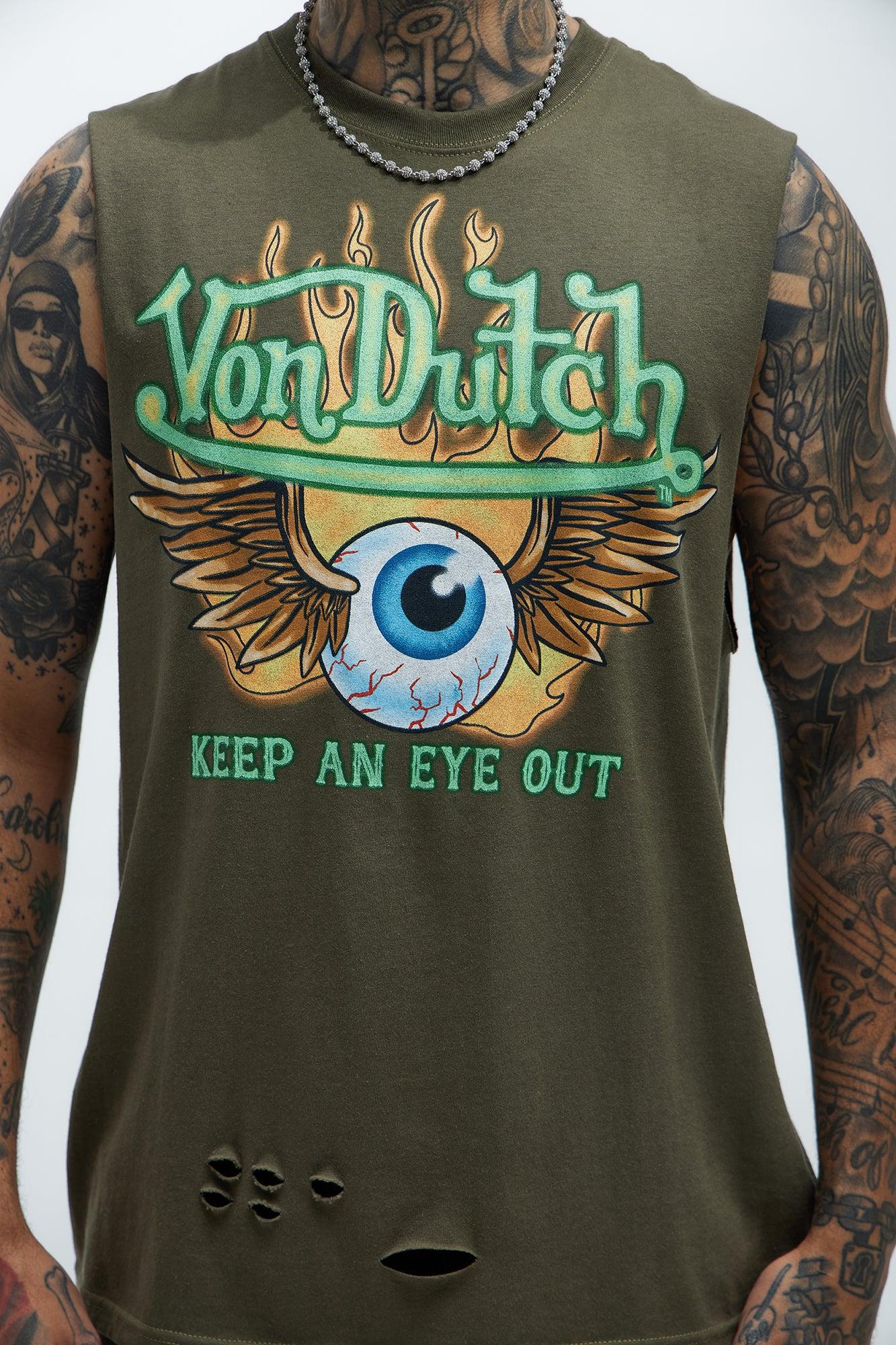 Von Dutch Keep An Eye Out Short Sleeve Tee - Hunter Product Image