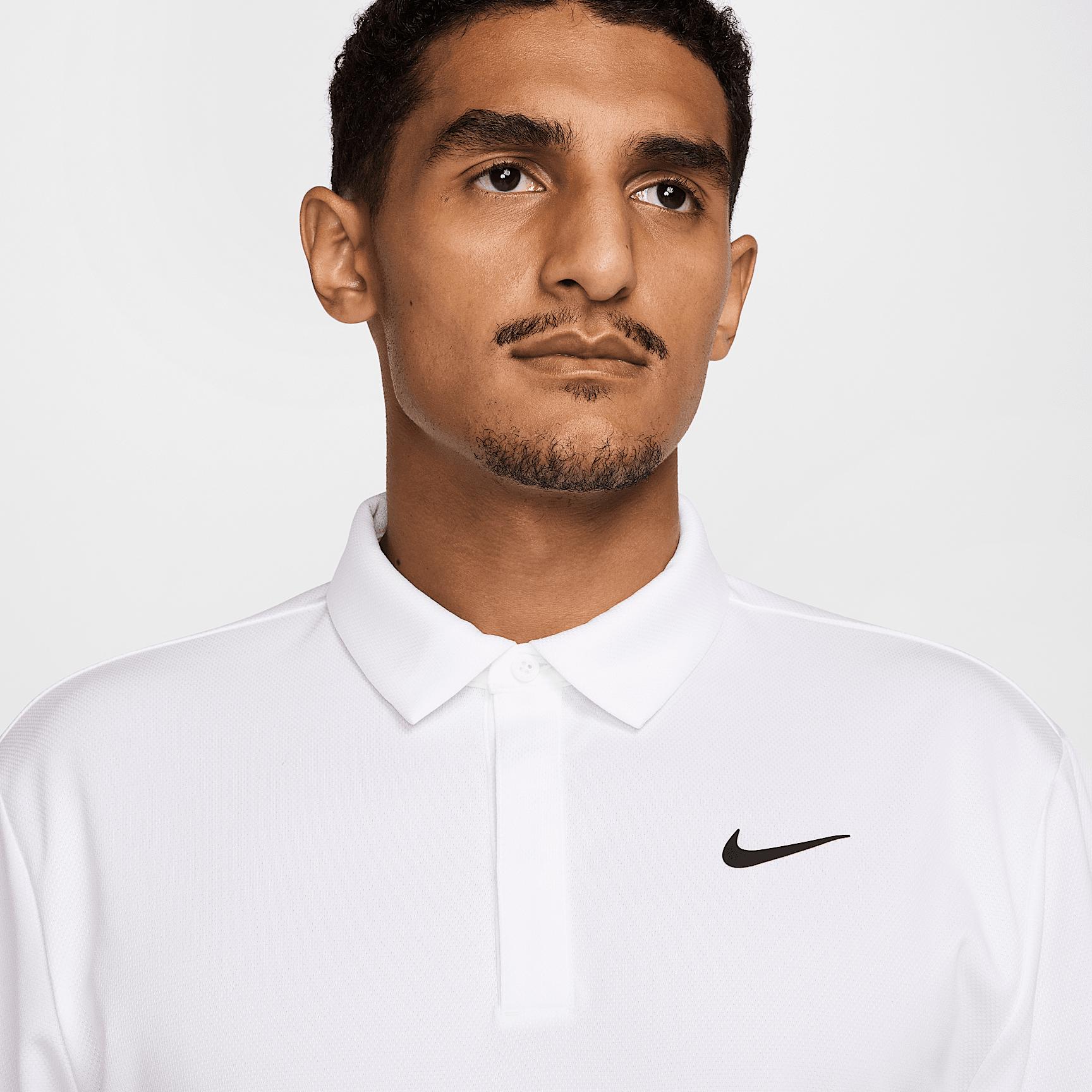 Nike Mens Tour Dri-FIT Jacquard Golf Polo | FZ7475-100 Product Image