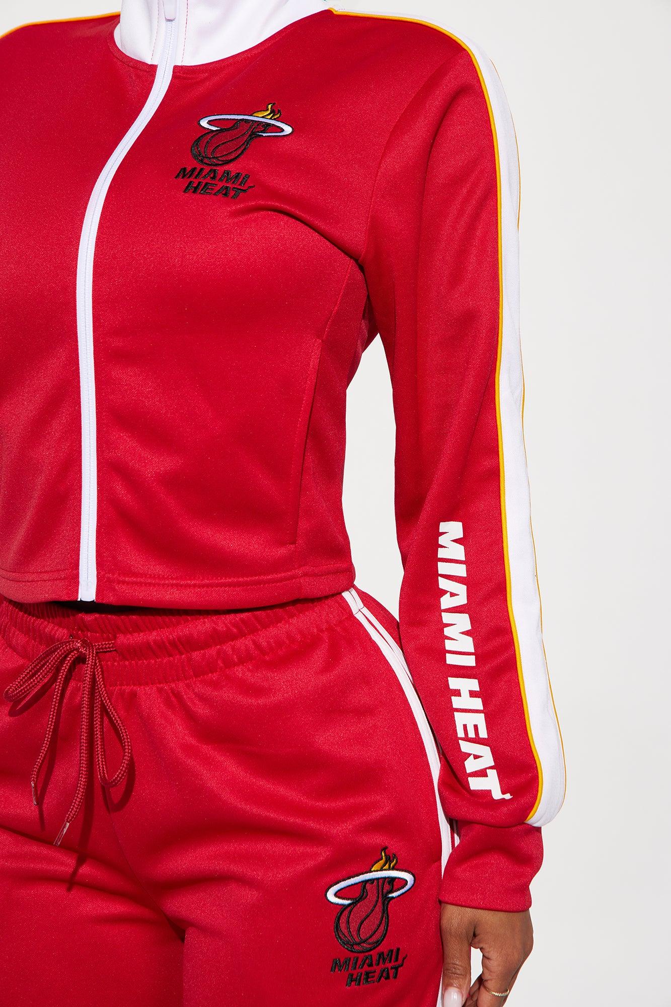 Miami Heat Halftime Track Jacket - Red Product Image