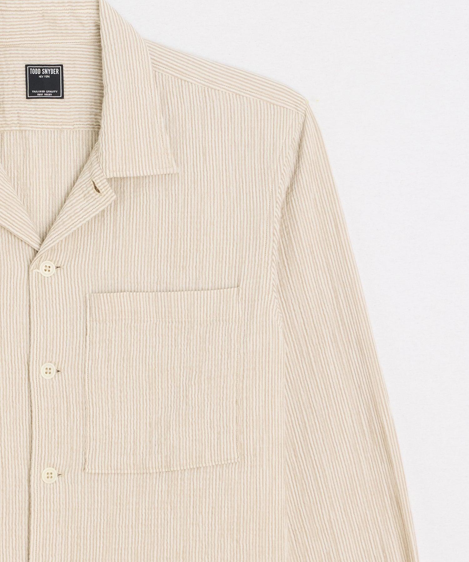 Cotton Double Cloth Gauze Overshirt Product Image