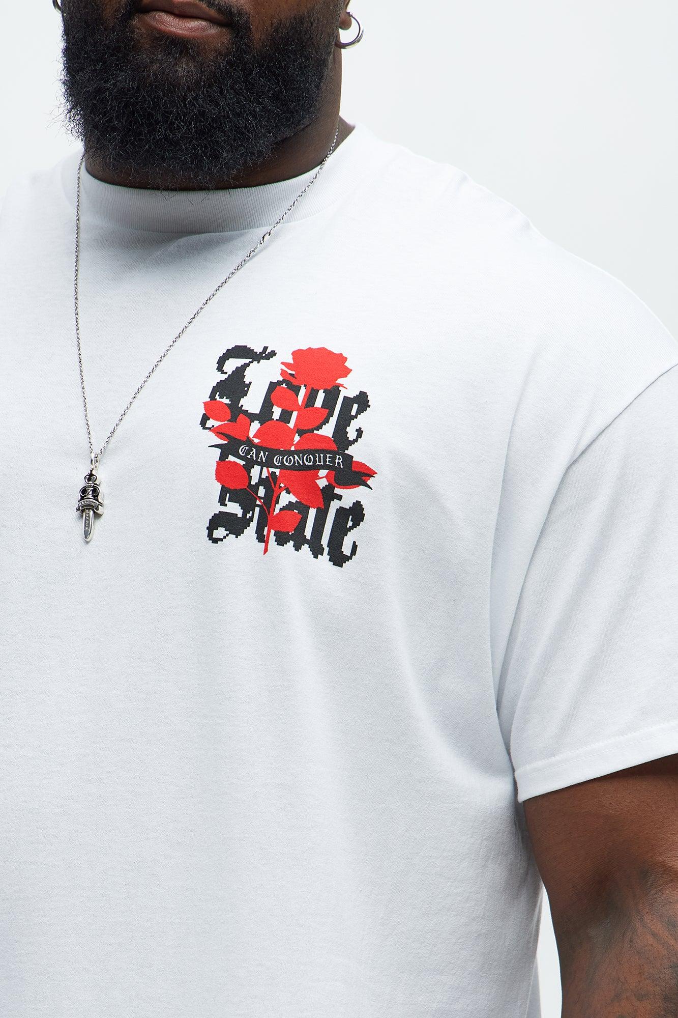 Love Can Conquer Short Sleeve Tee - White Product Image