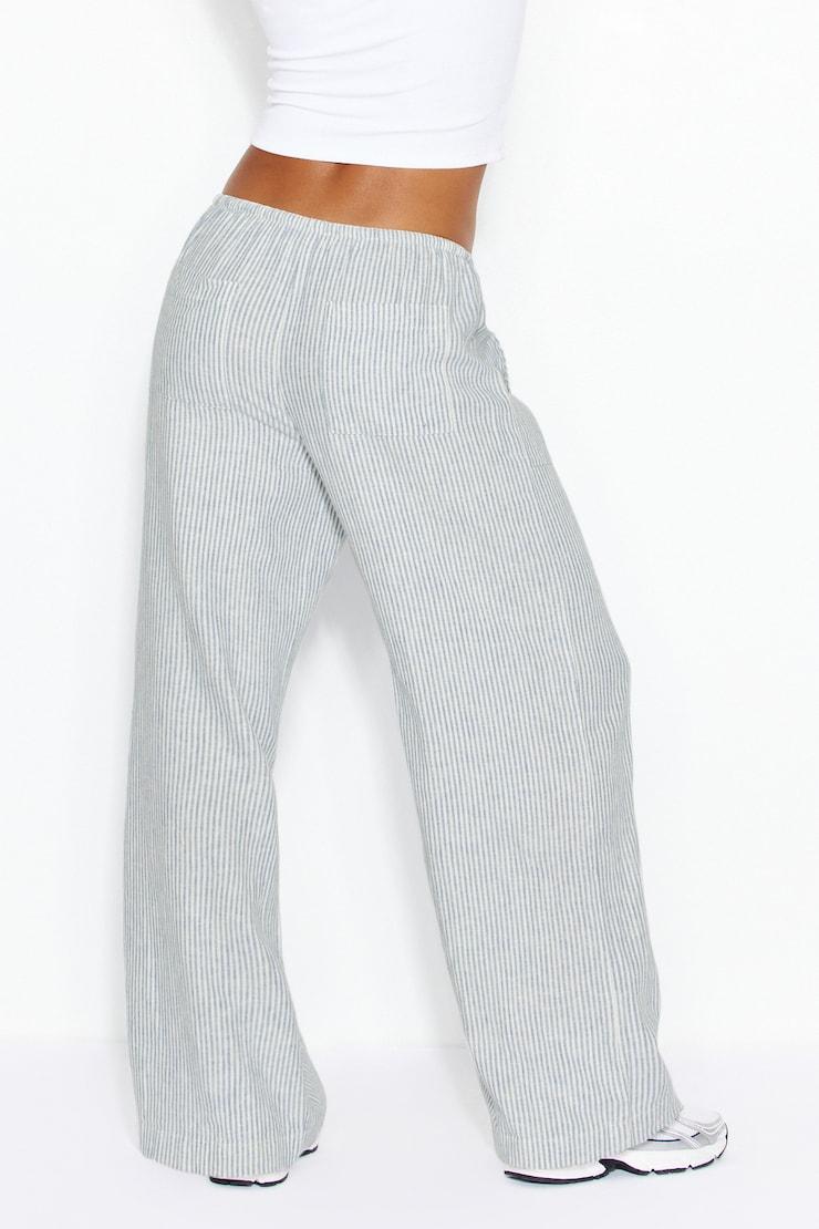 Millie Linen Pull-On Pants Product Image