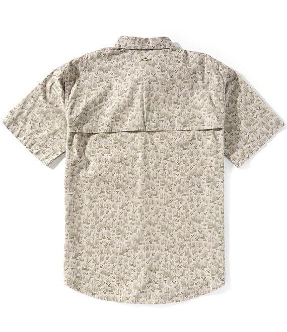 Drake Clothing Co. The Cotton Marsh Print Short Sleeve Woven Shirt Product Image
