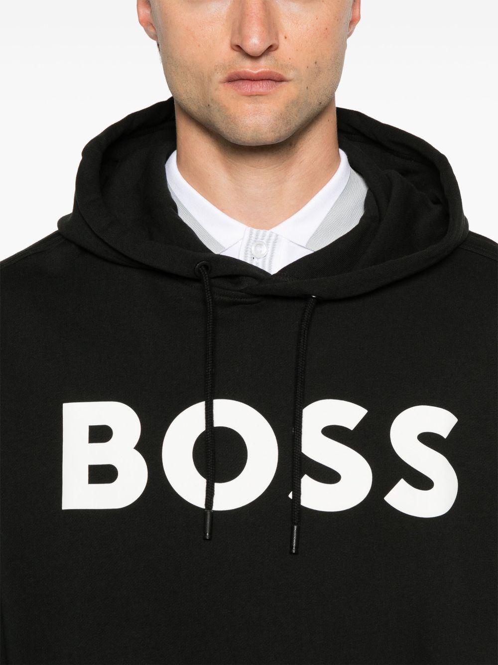logo-print hoodie Product Image