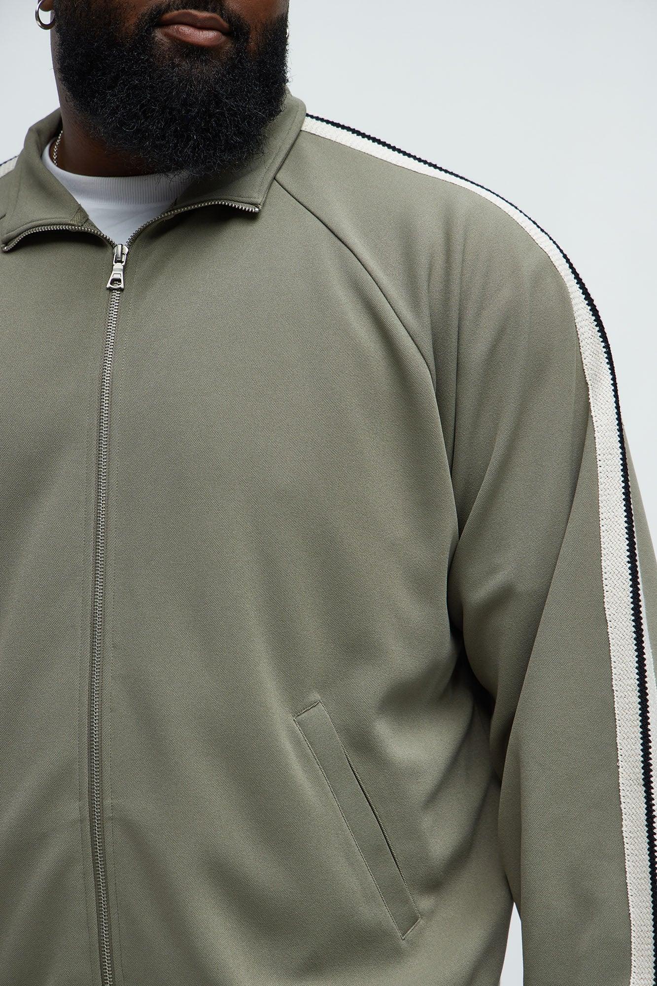 Dennis Track Jacket - Olive Product Image
