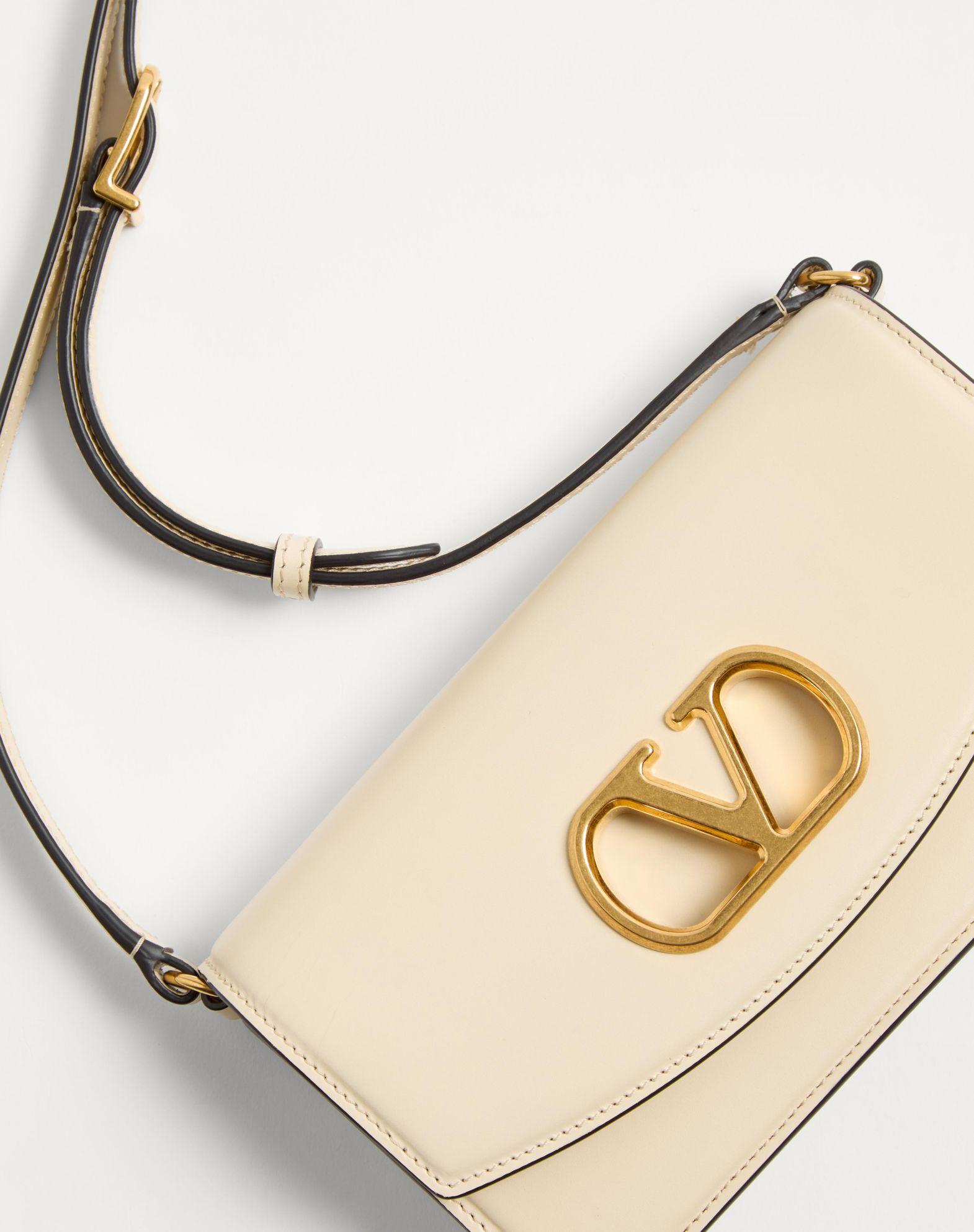 Valentino Garavani Vain Clutch Bag In Shiny Calfskin Product Image