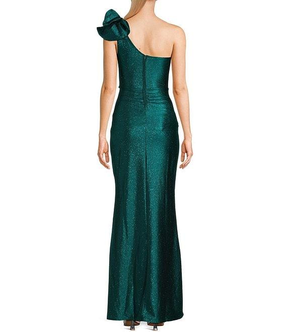 Honey and Rosie One Shoulder Mermaid Shaped Gown Product Image