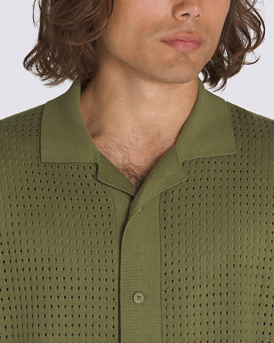 Feldman Sweater Shirt in Loden Green| Vans US Product Image