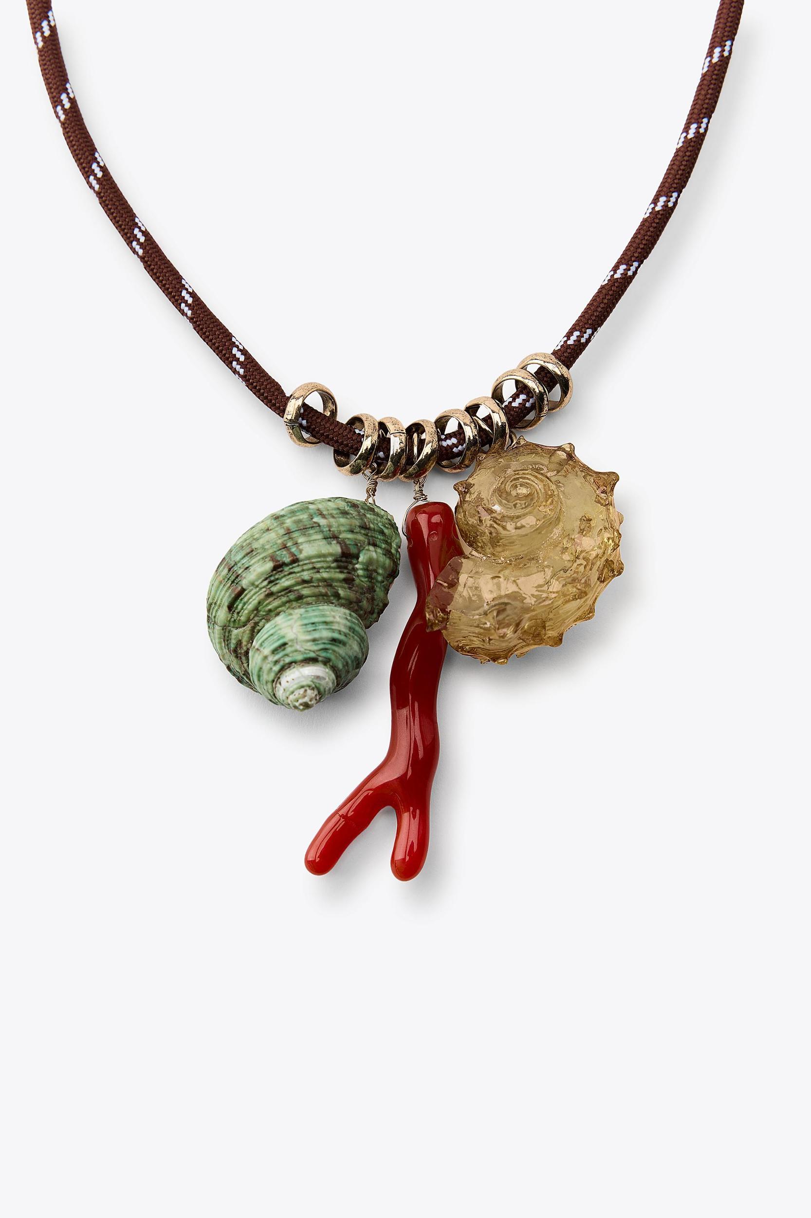 PACK OF 2 SHELL CHARM NECKLACES Product Image