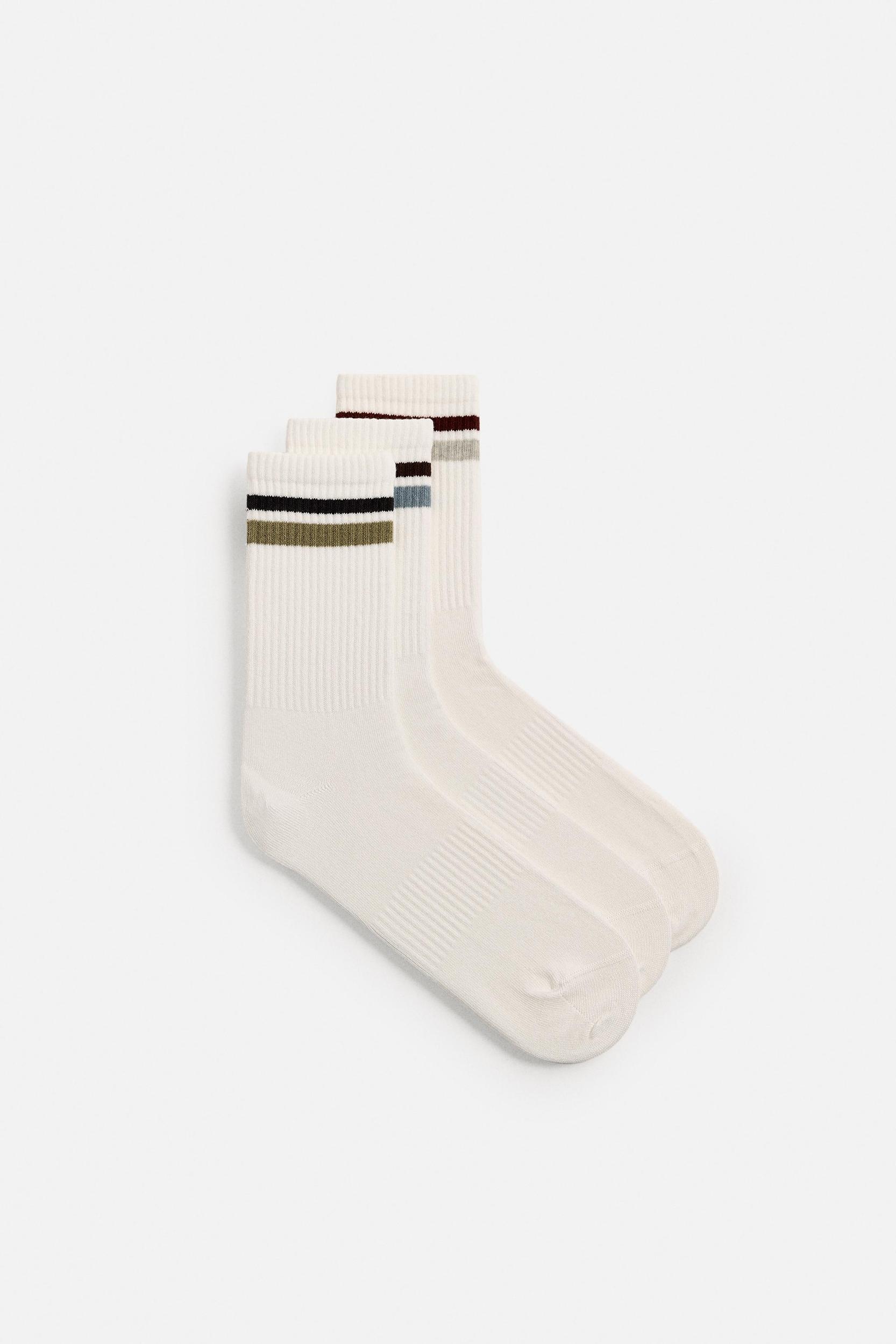 3-PACK STRIPED SOCKS Product Image