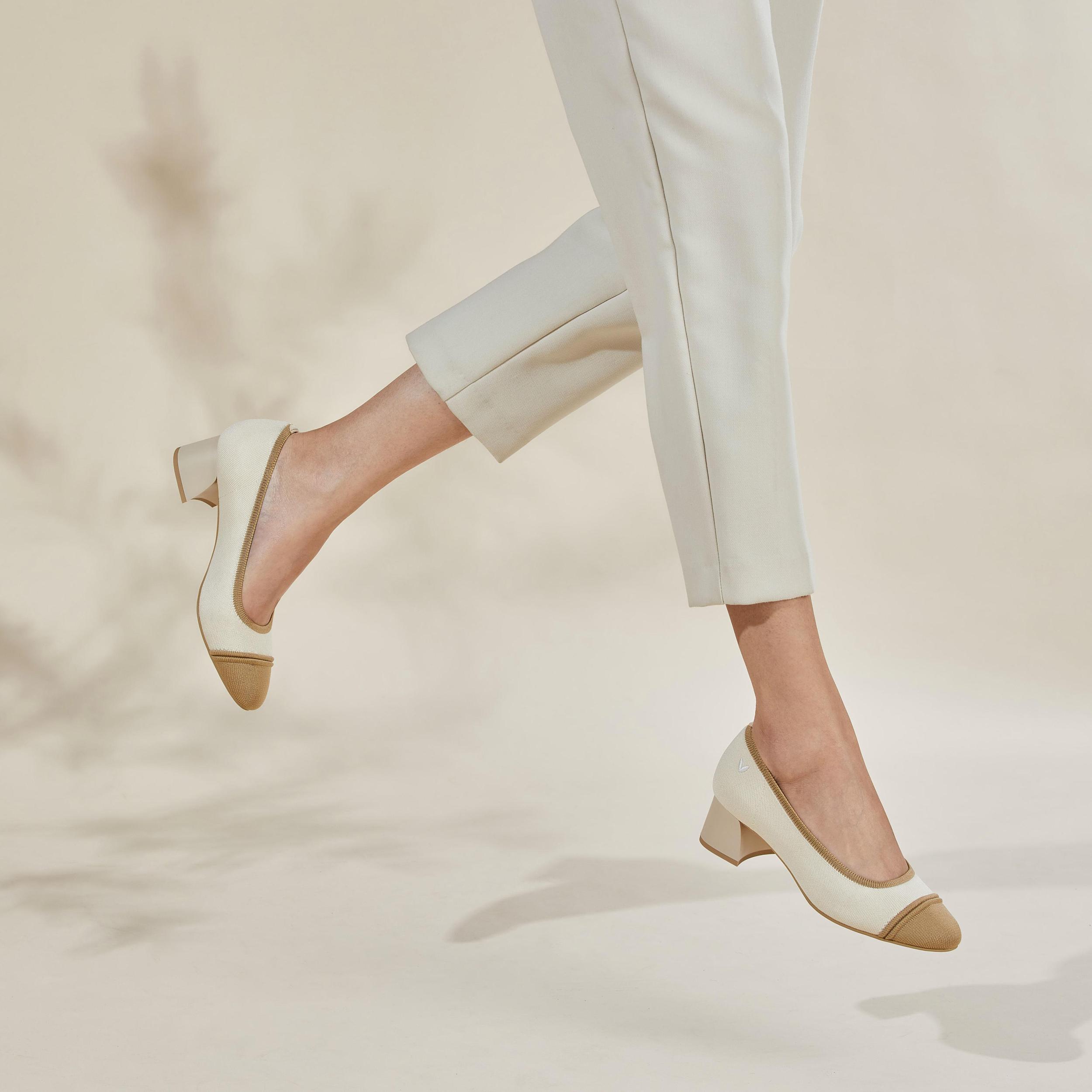 Almond-Toe  Chunky Heels (Julie Pro) Product Image