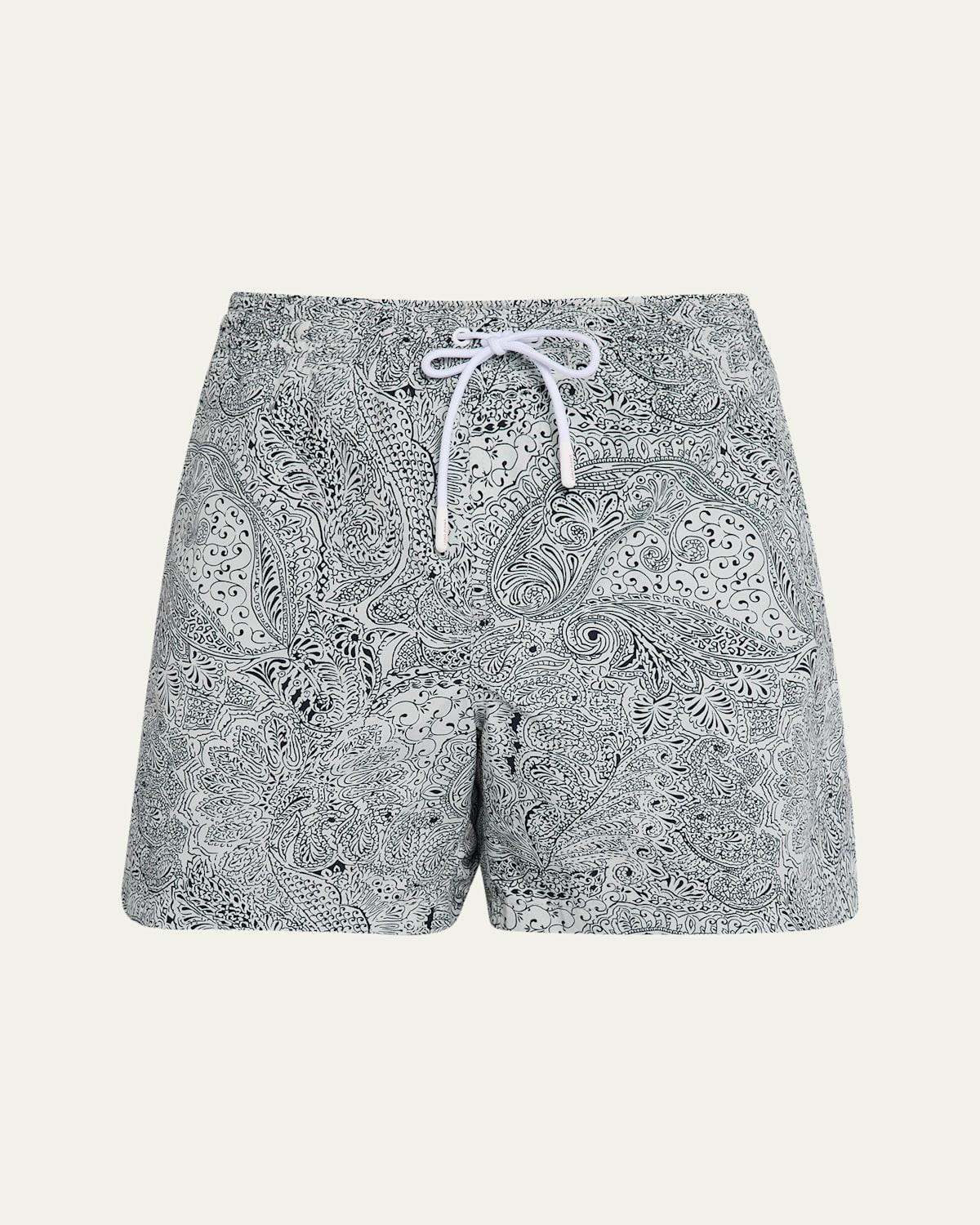 Mens Daneu Paisley Swim Shorts Product Image