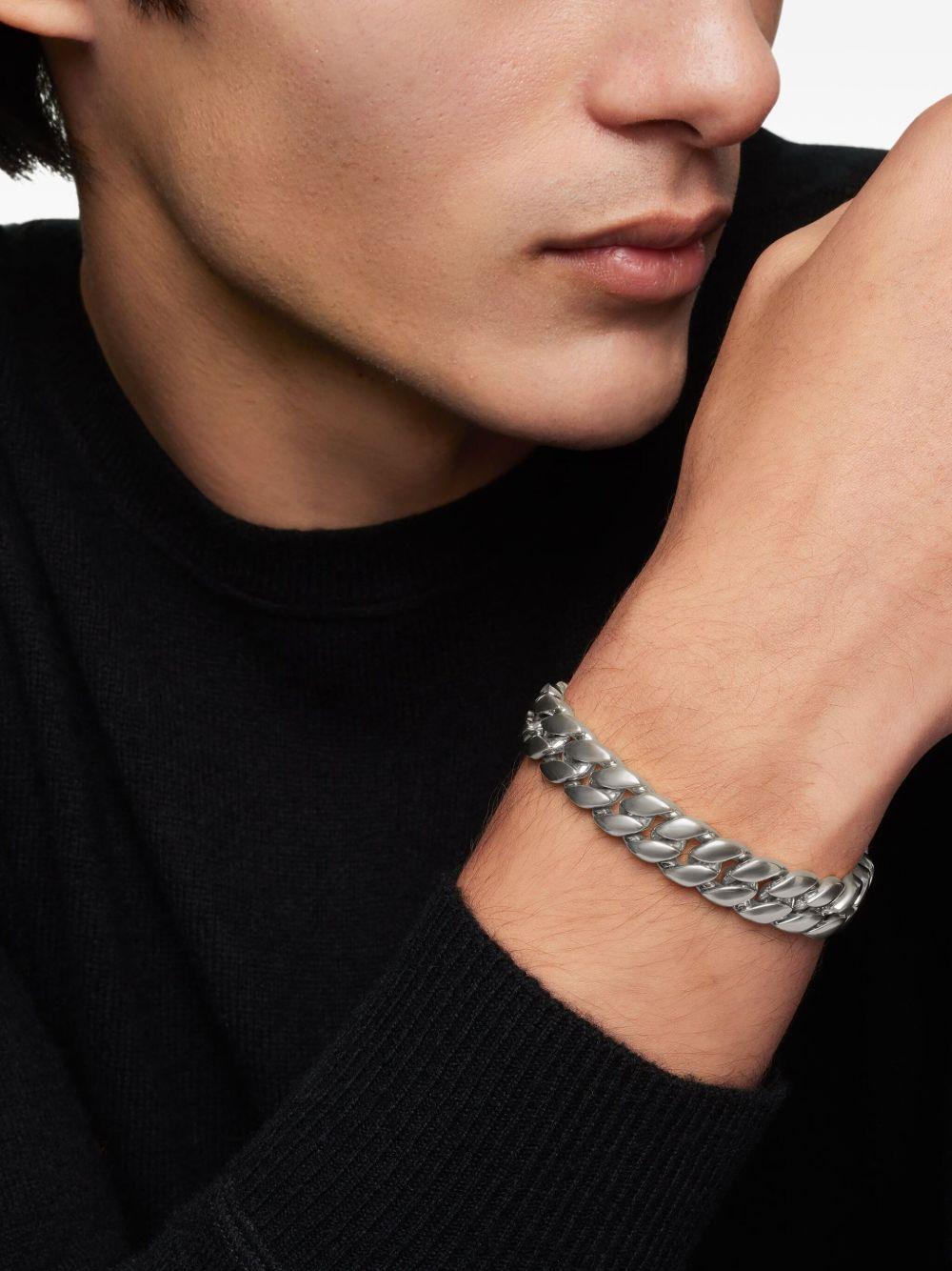 sterling silver Curb Chain bracelet (11.5mm) Product Image