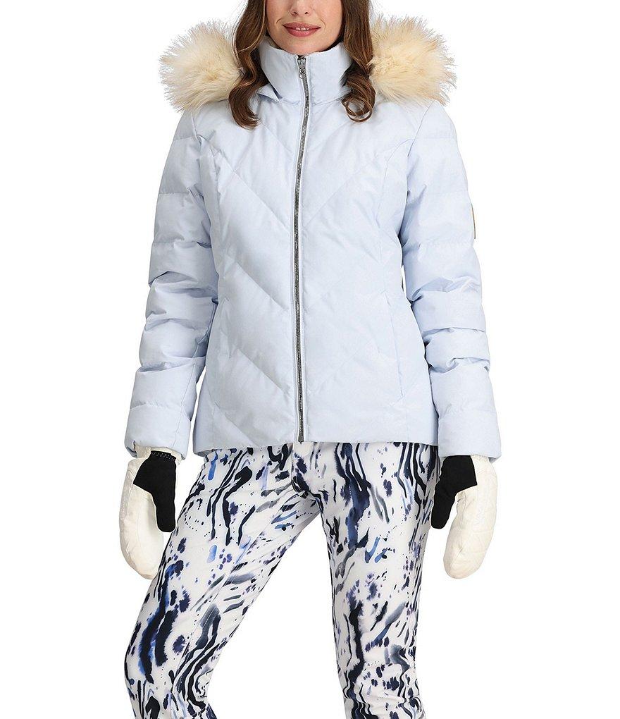 Obermeyer Bombshell Faux Fur Trim Insulated Water Resistant Ski Jacket Product Image