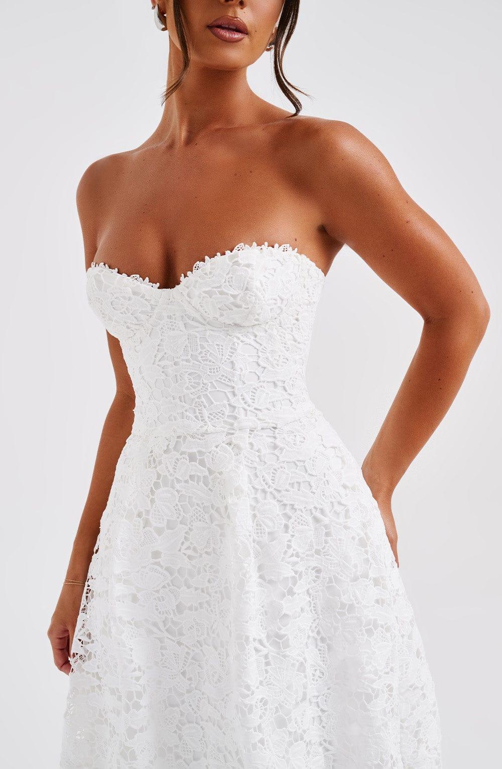 Ishani Midi Dress - Ivory Product Image