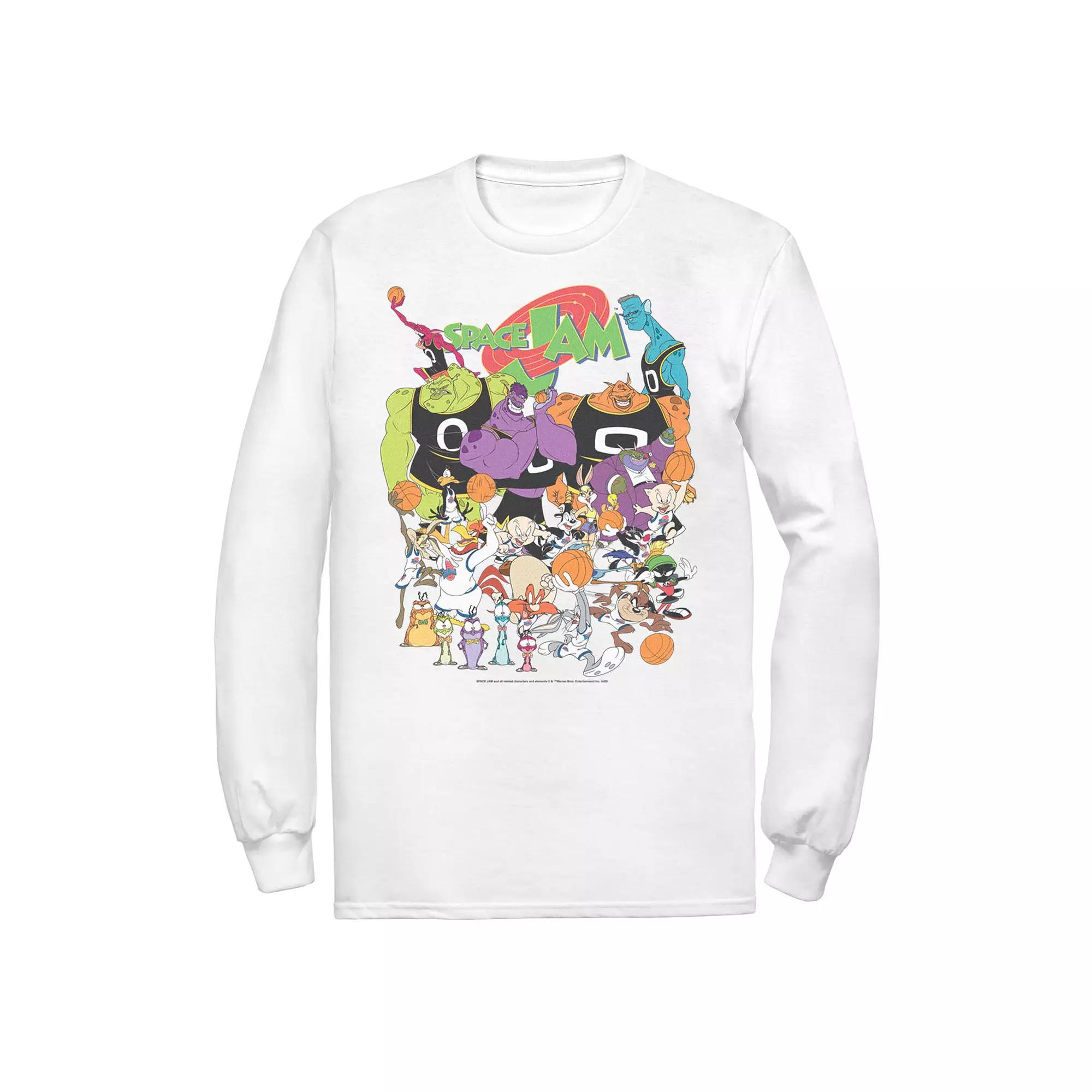 Men's Looney Tunes Space Jam Big Group Shot Tee,  Product Image