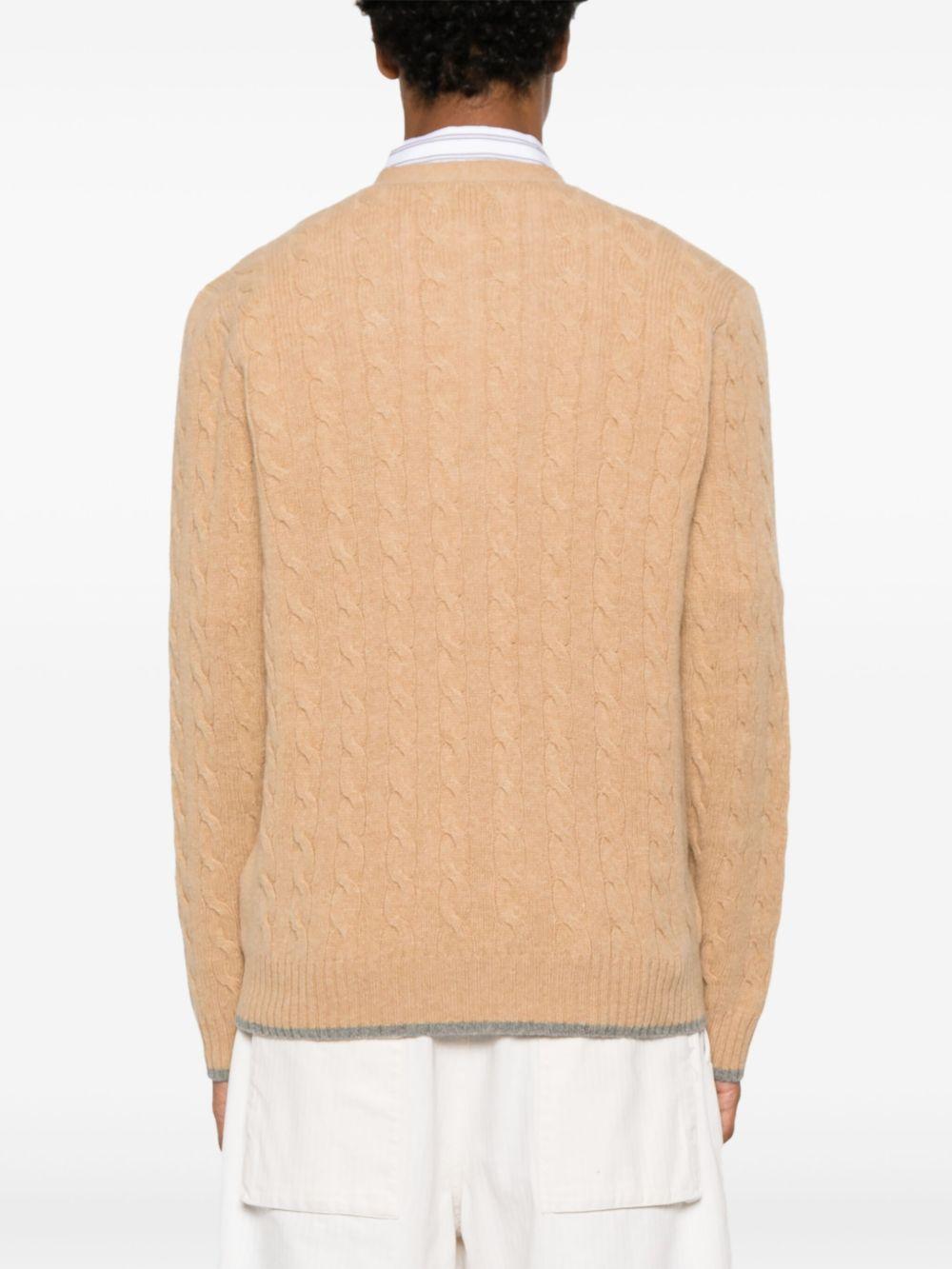 cable-knit cardigan Product Image