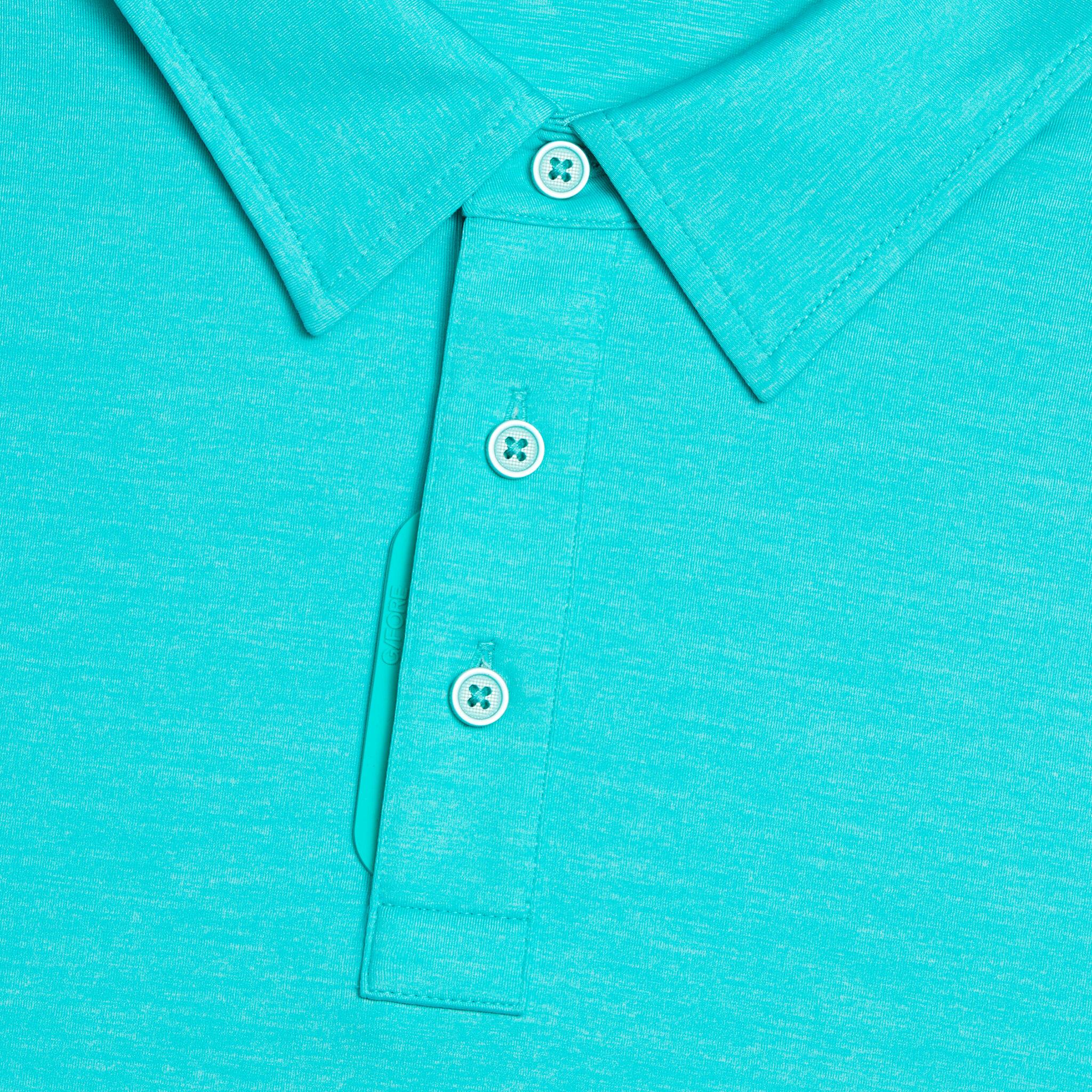 MÉLANGE ICE NYLON LONG SLEEVE POLO Product Image