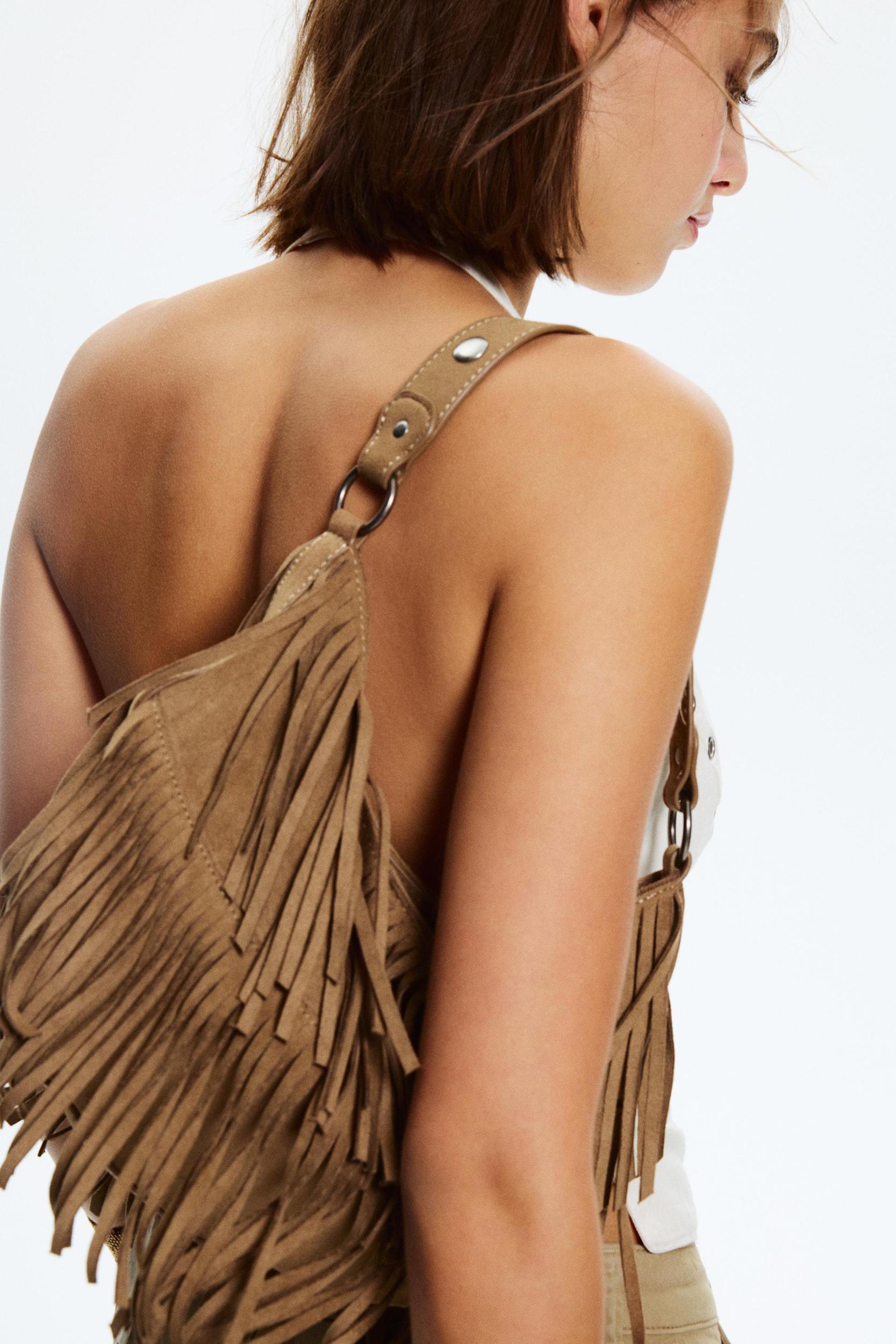 Fringed shoulder bag Product Image