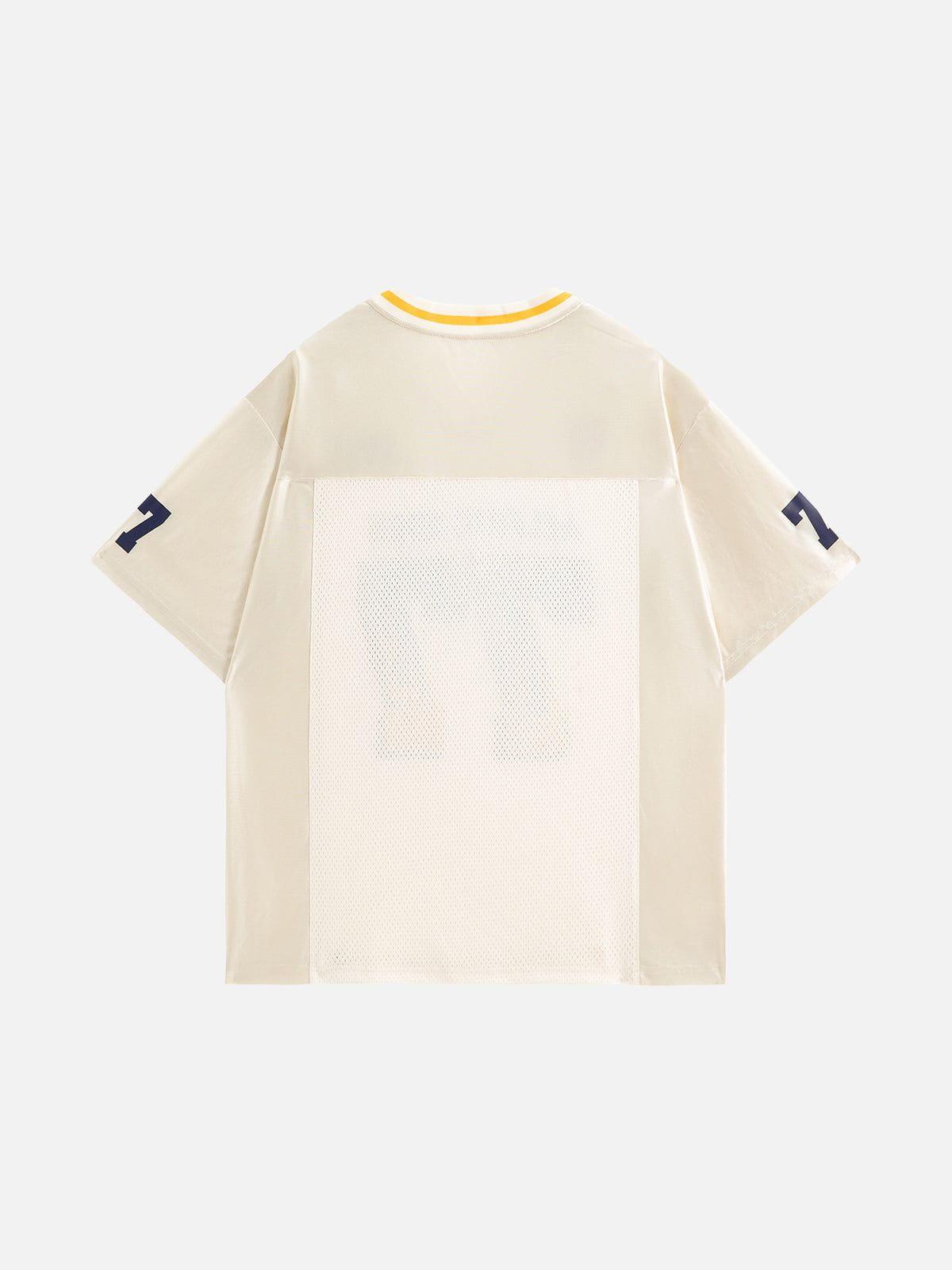 Aelfric Eden Mesh Flame 77 V-Neck Football Jersey Product Image