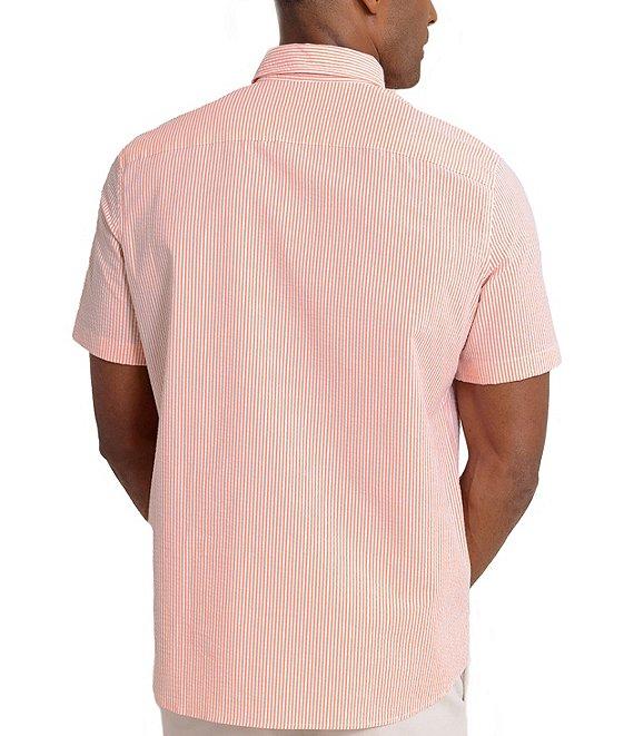 Southern Tide Stretch Stripe Seersucker Follyfield Short Sleeve Woven Shirt Product Image