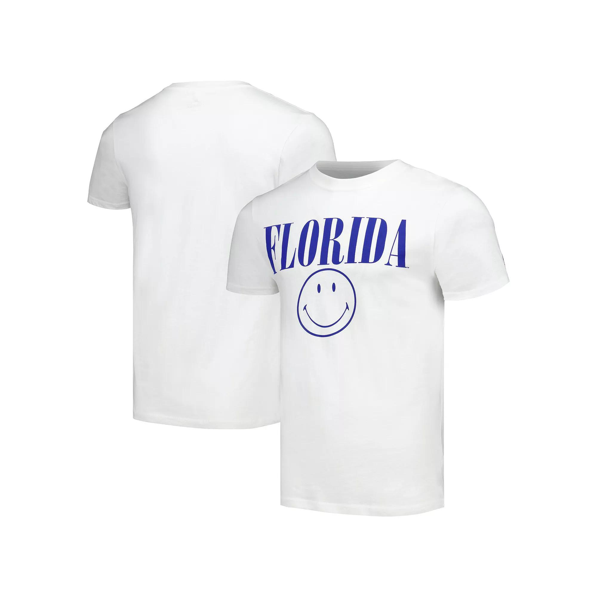Men's League Collegiate Wear White Florida Gators Smiley All American T-Shirt,  Product Image