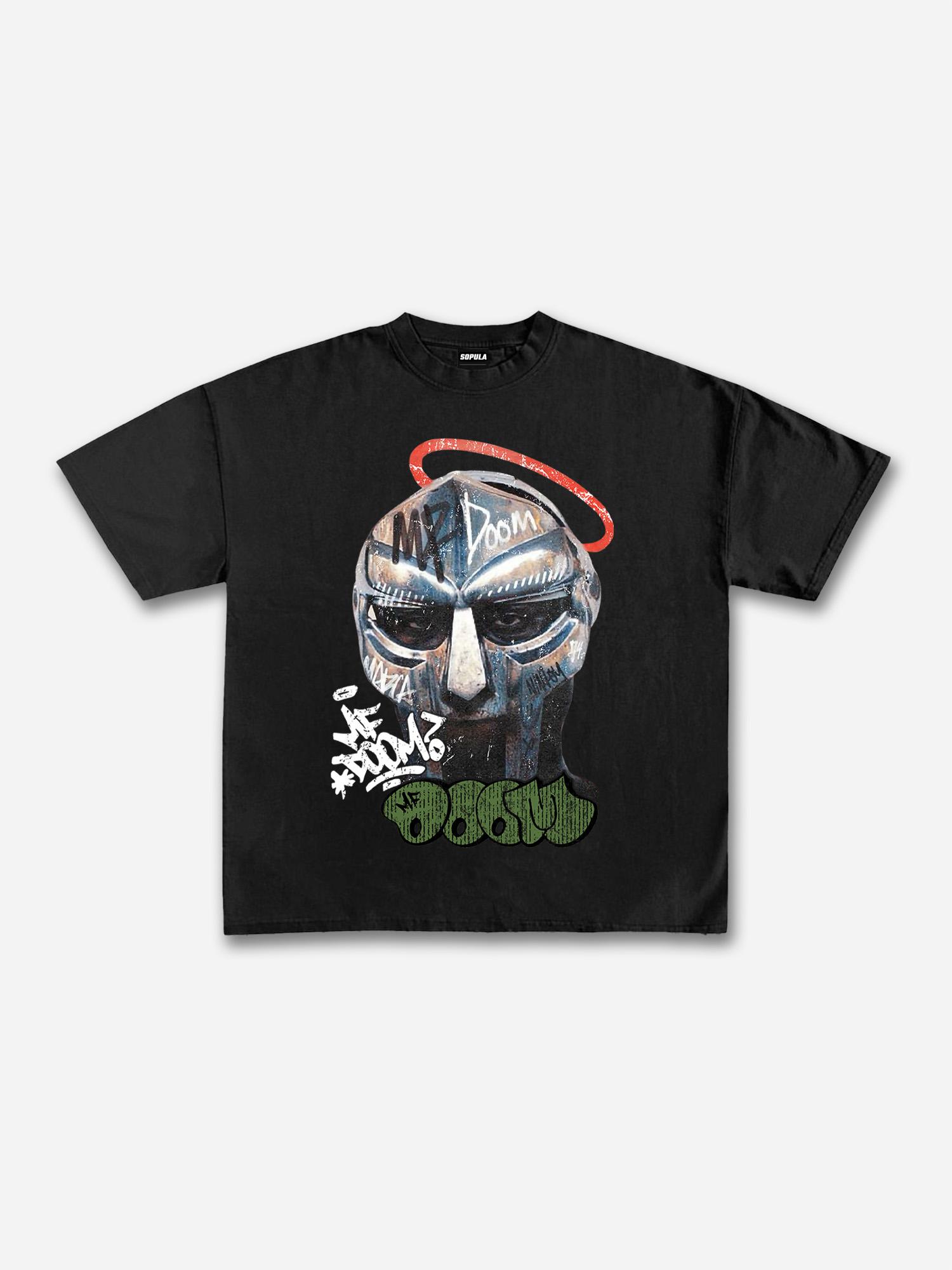 Vintage The Illest Villain Mf Doom Graphic Print Cotton T-Shirt Product Image
