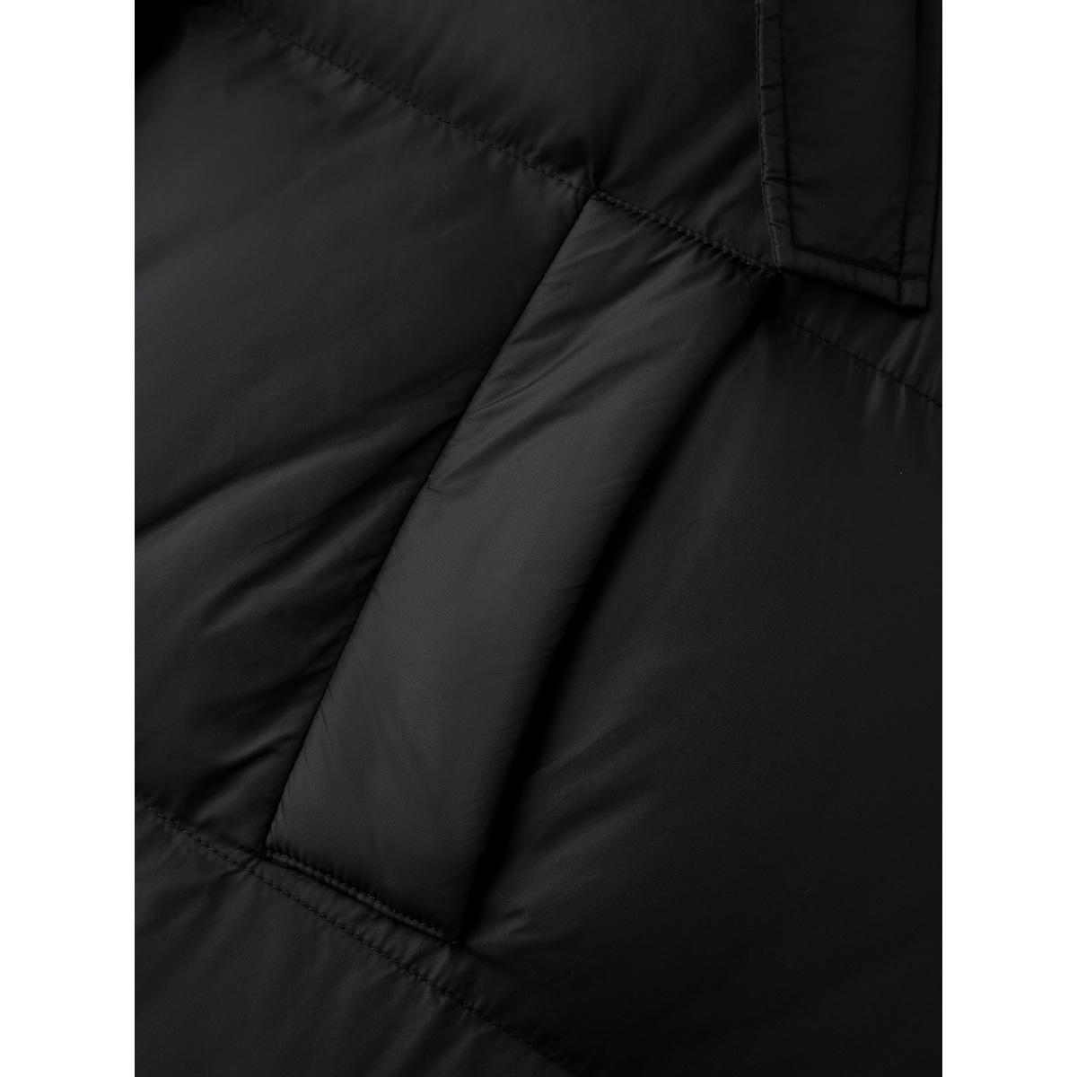 Plus Size Women Casual Low stretch 22-24/3X Slanted pocket Leisure Quilted Jackets BloomChic Product Image