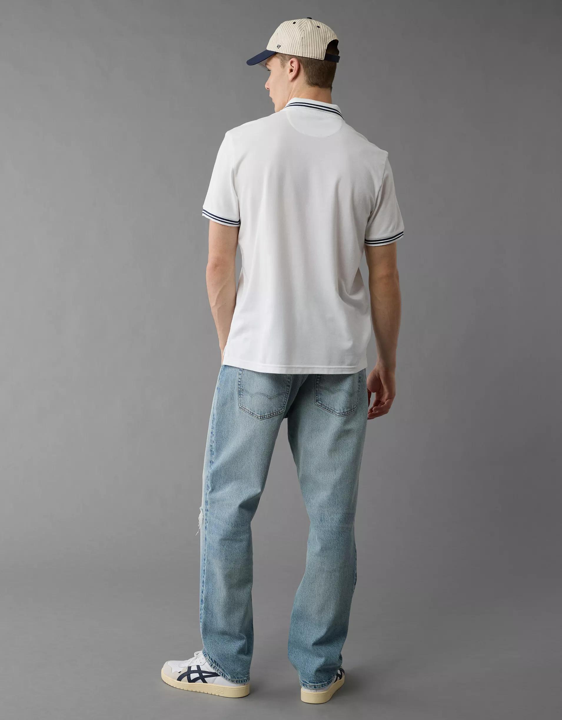 AE Club Pique Polo Shirt Product Image