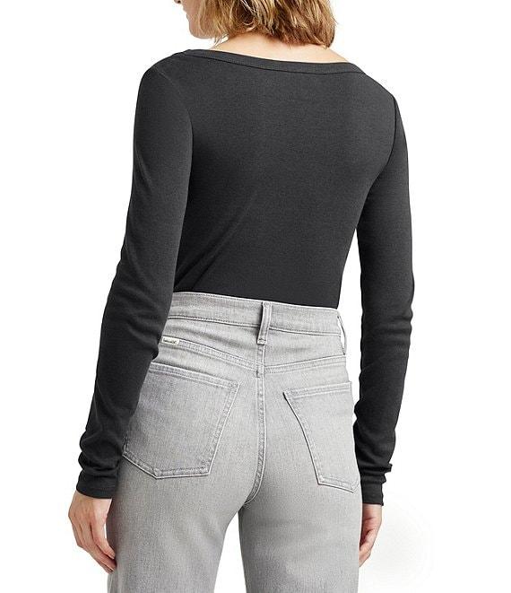 Splendid Faye Crew Neck Long Sleeve Tee Product Image