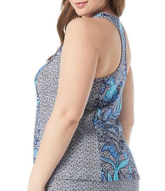 Beach House Plus Size Samoan Floral Emma Skort Swim Bottom Product Image