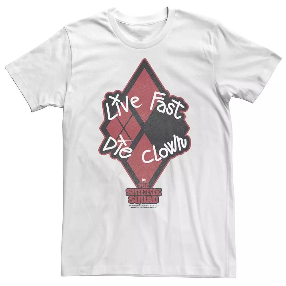 Big & Tall DC Comics The Suicide Squad Live Fast Logo Tee, Men's,  Product Image