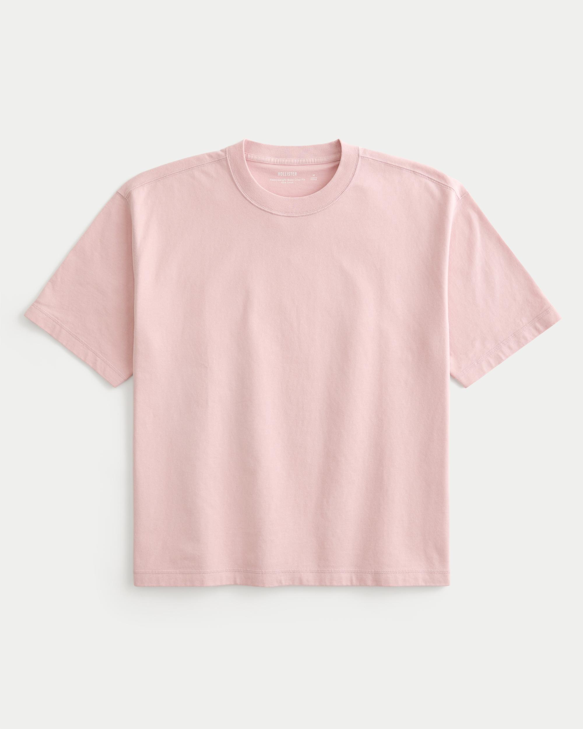 Boxy Heavyweight Crop Crew T-Shirt Product Image