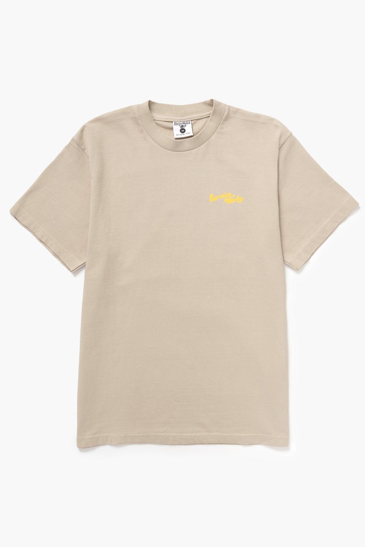 Service Works - Work + Pleasure Tee - Stone Product Image