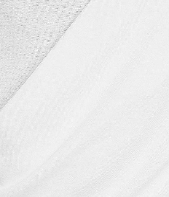 Vigoss Shoulder Pad Faux Wrap Top Product Image