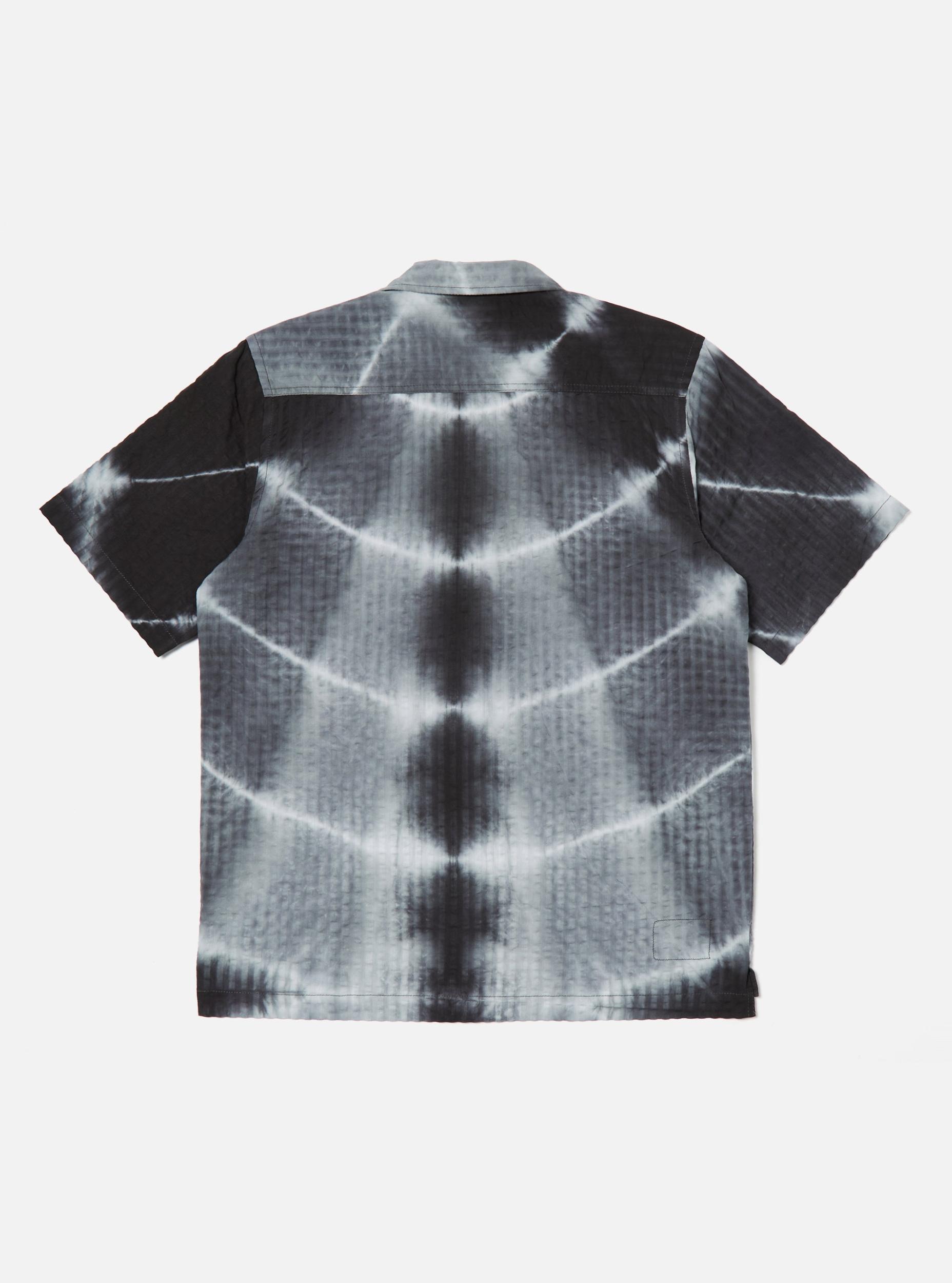 Charcoal Tie N Dye Seersucker Camper Shirt Product Image