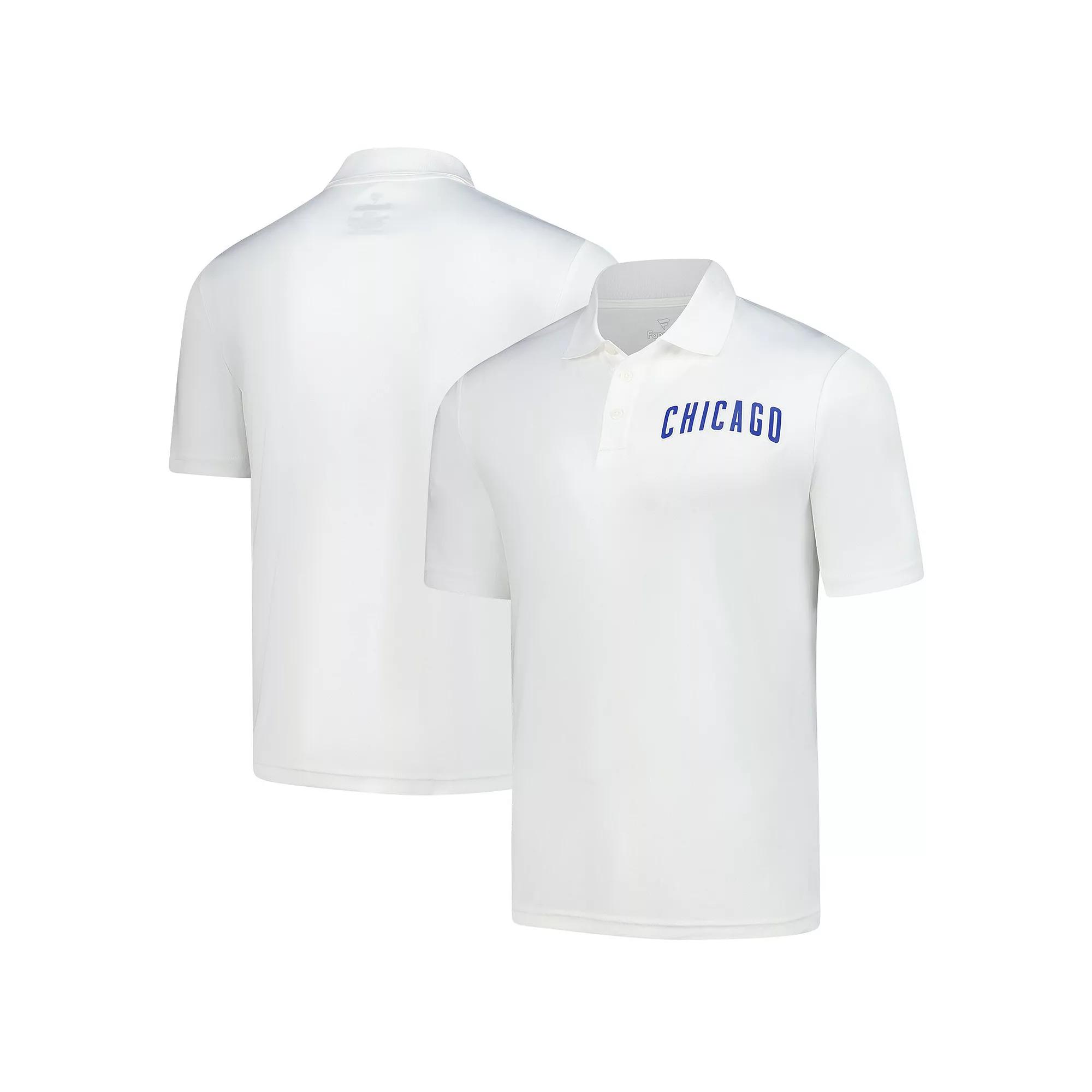 Men's Fanatics White Chicago Cubs Component Polo,  Product Image
